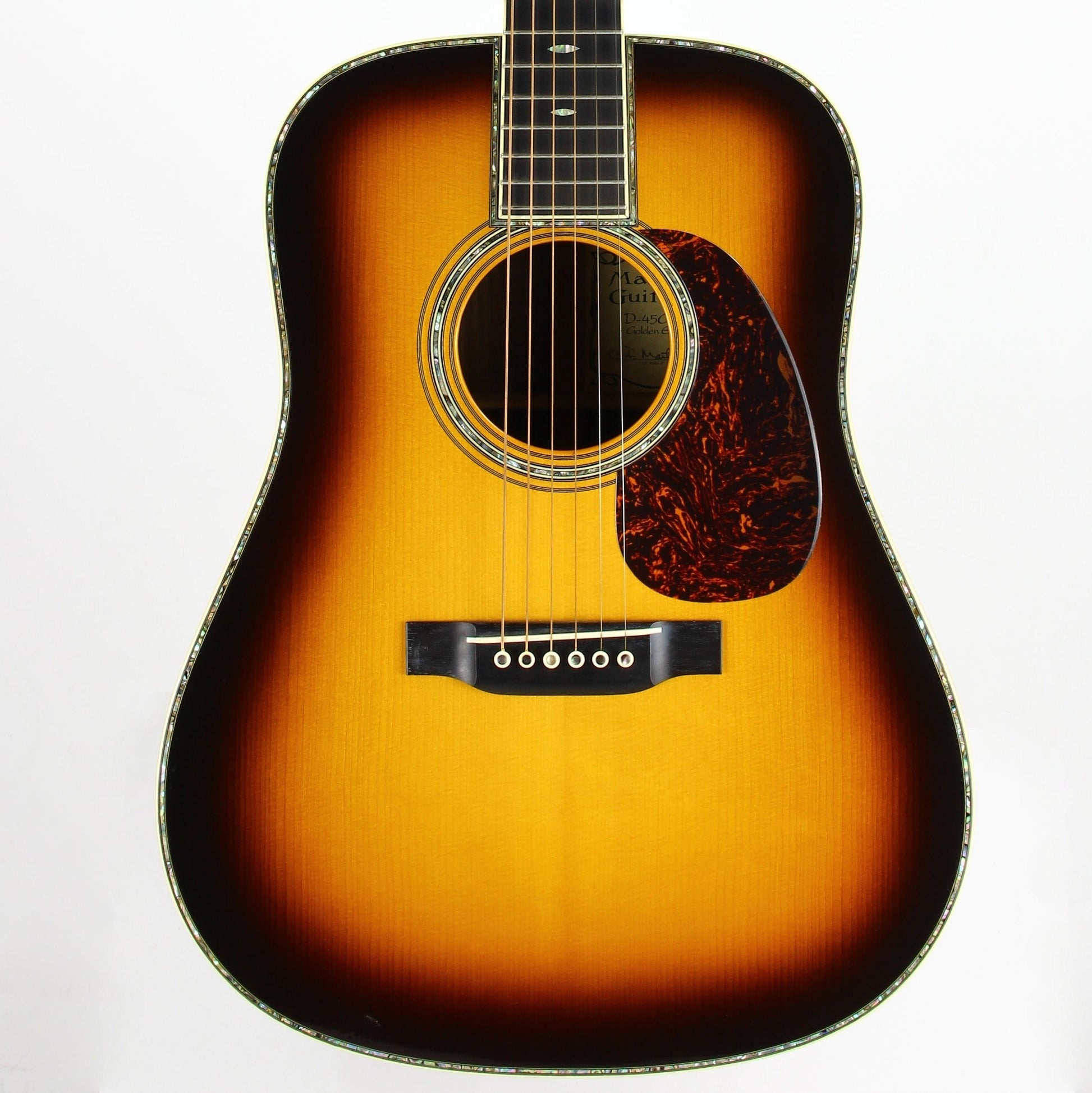 2001 Martin D-45 GE Golden Era Brazilian Rosewood - RARE Sunburst D-45GE Dreadnought, Adi Top d-28