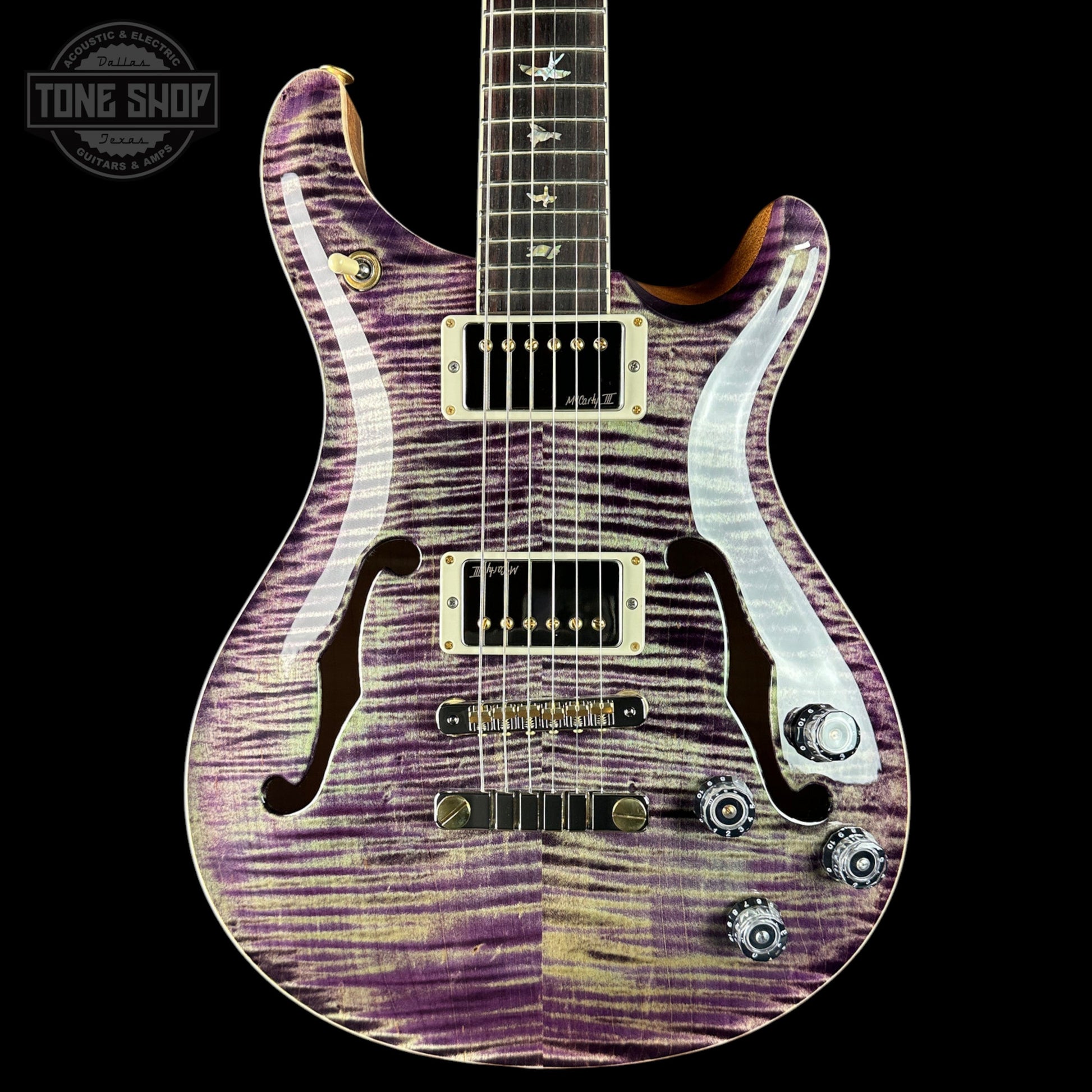 PRS McCarty 594 Hollowbody II 10 Top / Back Aurora Borealis w/case
