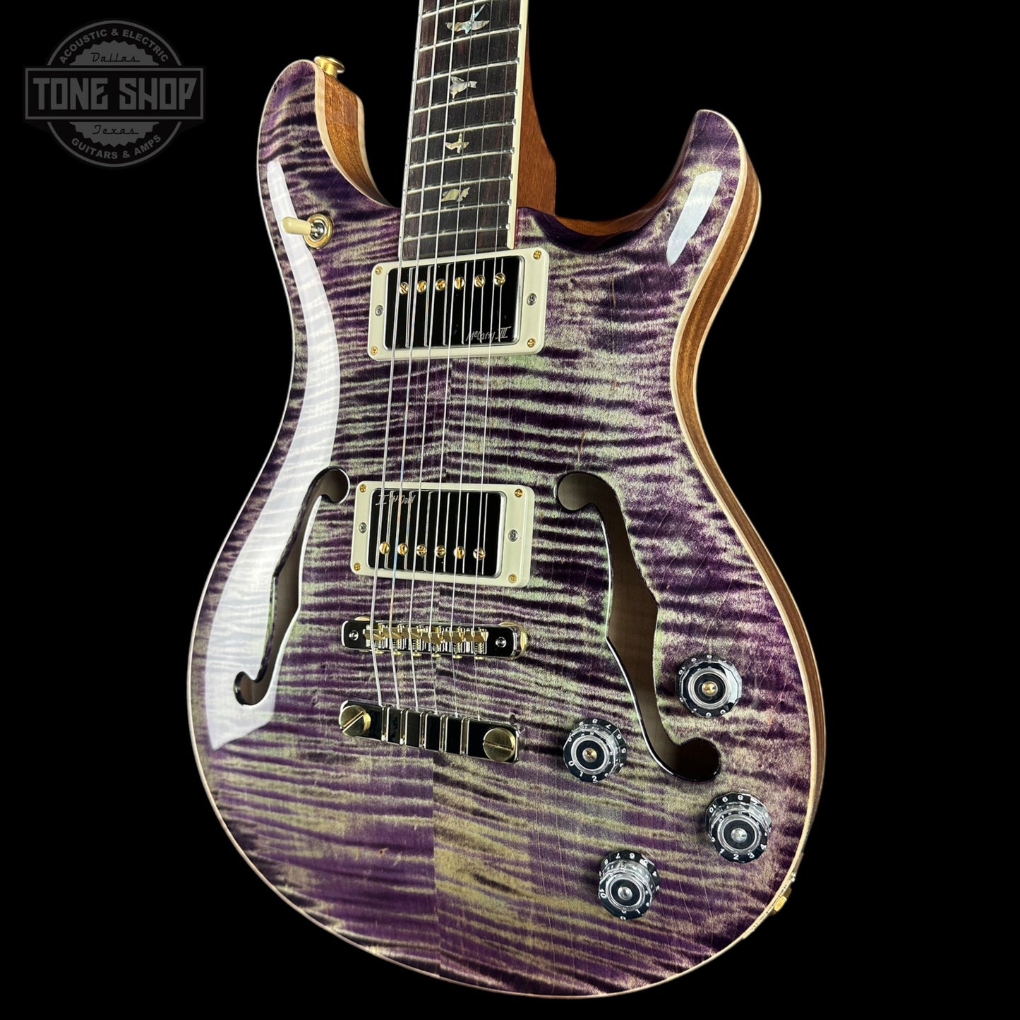 PRS McCarty 594 Hollowbody II 10 Top / Back Aurora Borealis w/case