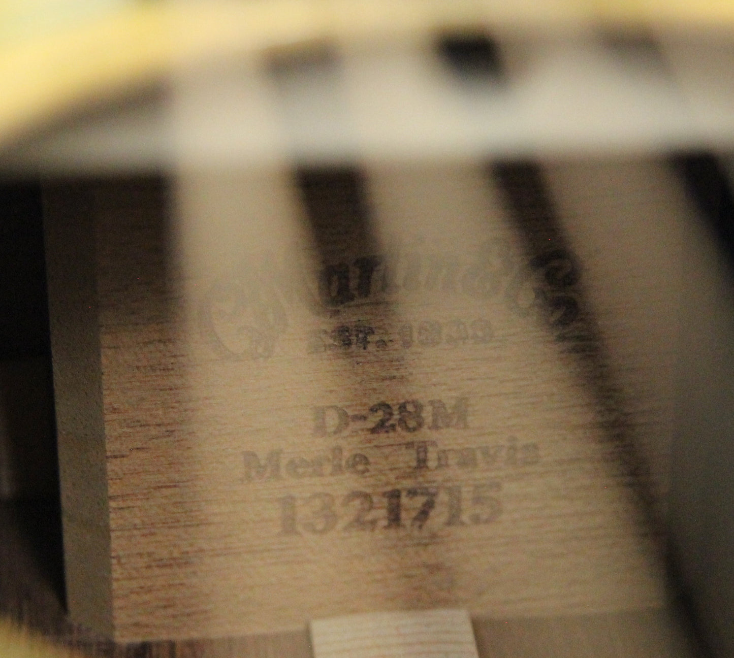 2008 Martin D-28M Merle Travis - Bigsby Headstock, Madagascar Rosewood, Gretsch, Signature Model