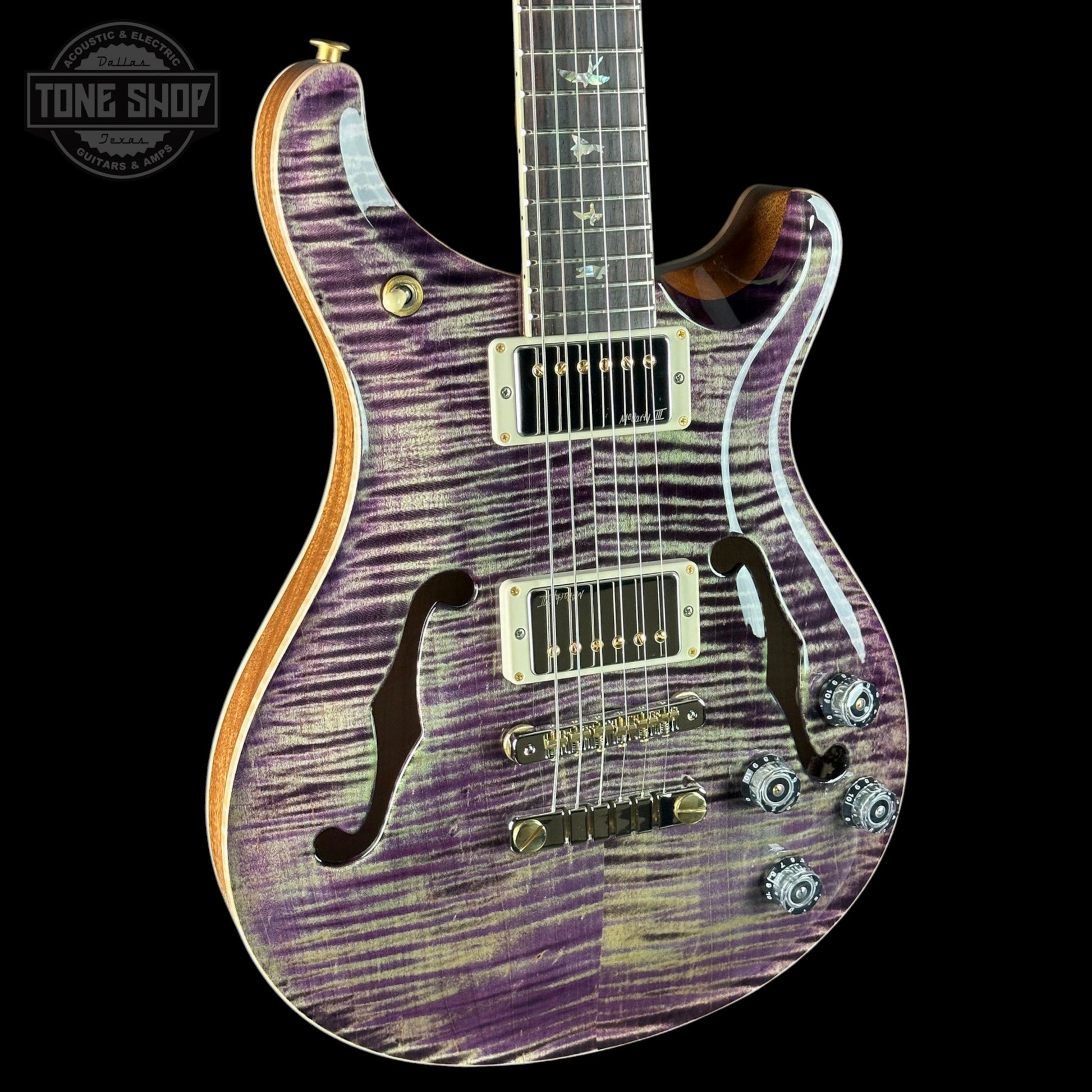 PRS McCarty 594 Hollowbody II 10 Top / Back Aurora Borealis w/case