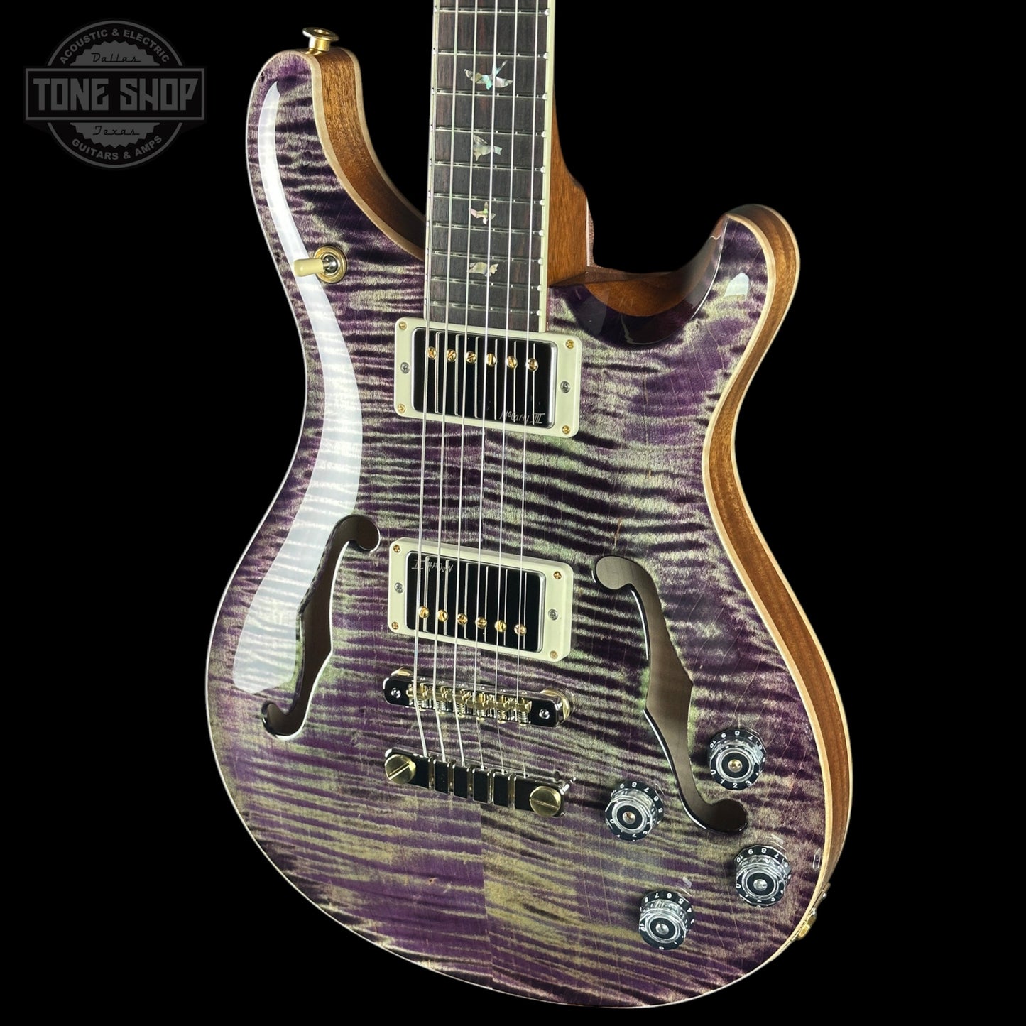PRS McCarty 594 Hollowbody II 10 Top / Back Aurora Borealis w/case