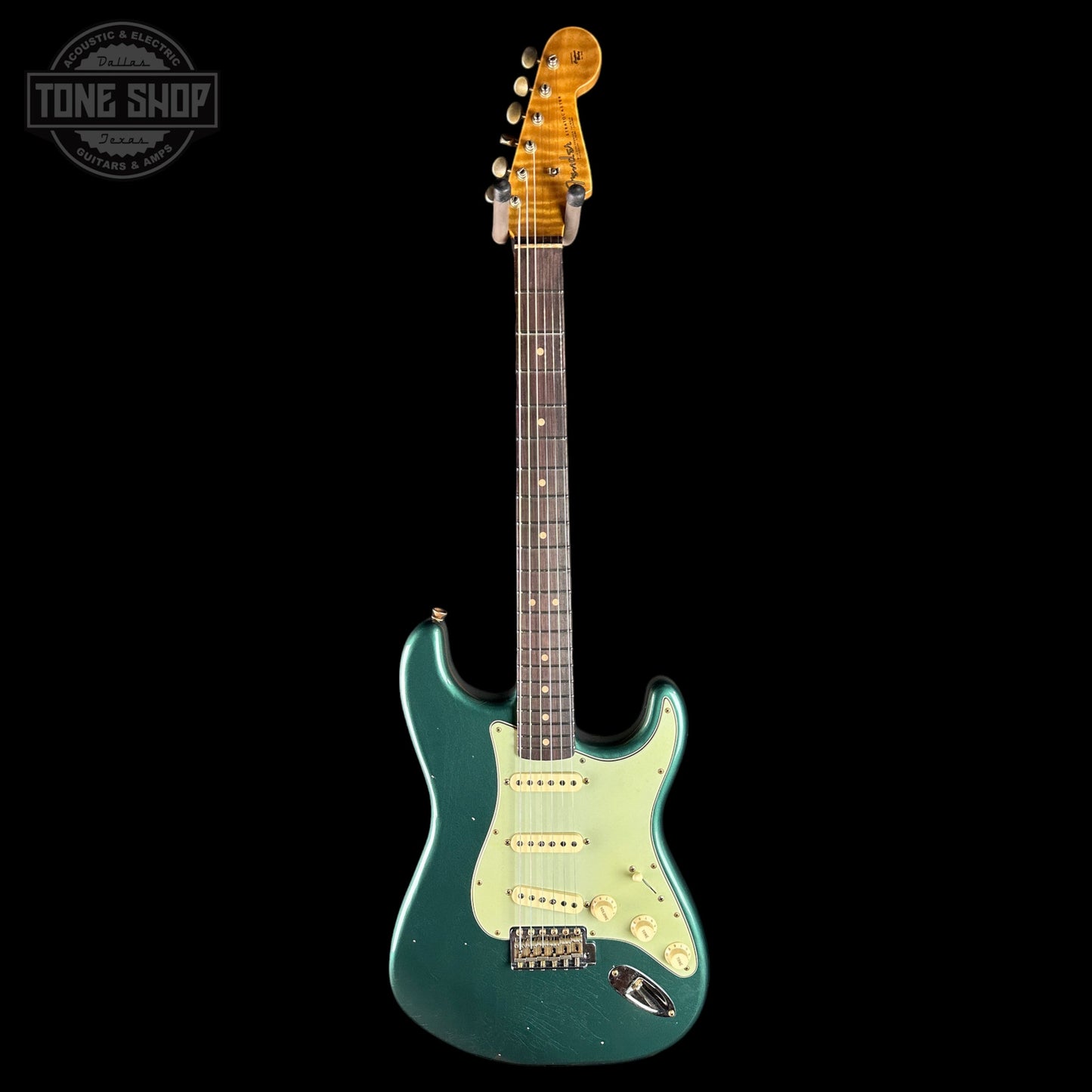 Fender Custom Shop TSG Exclusive ’63 Stratocaster Chambered Sherwood Green Metallic Journeyman Relic w/case CZ591395