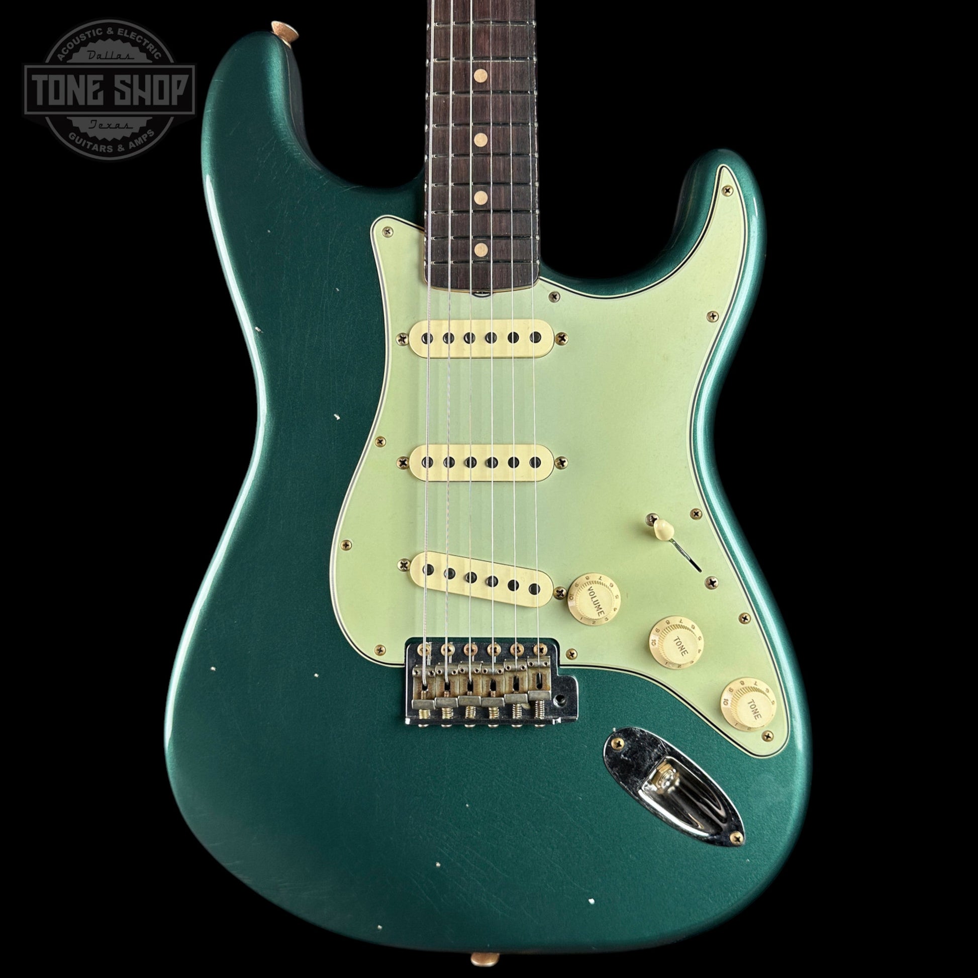 Fender Custom Shop TSG Exclusive ’63 Stratocaster Chambered Sherwood Green Metallic Journeyman Relic w/case CZ591395
