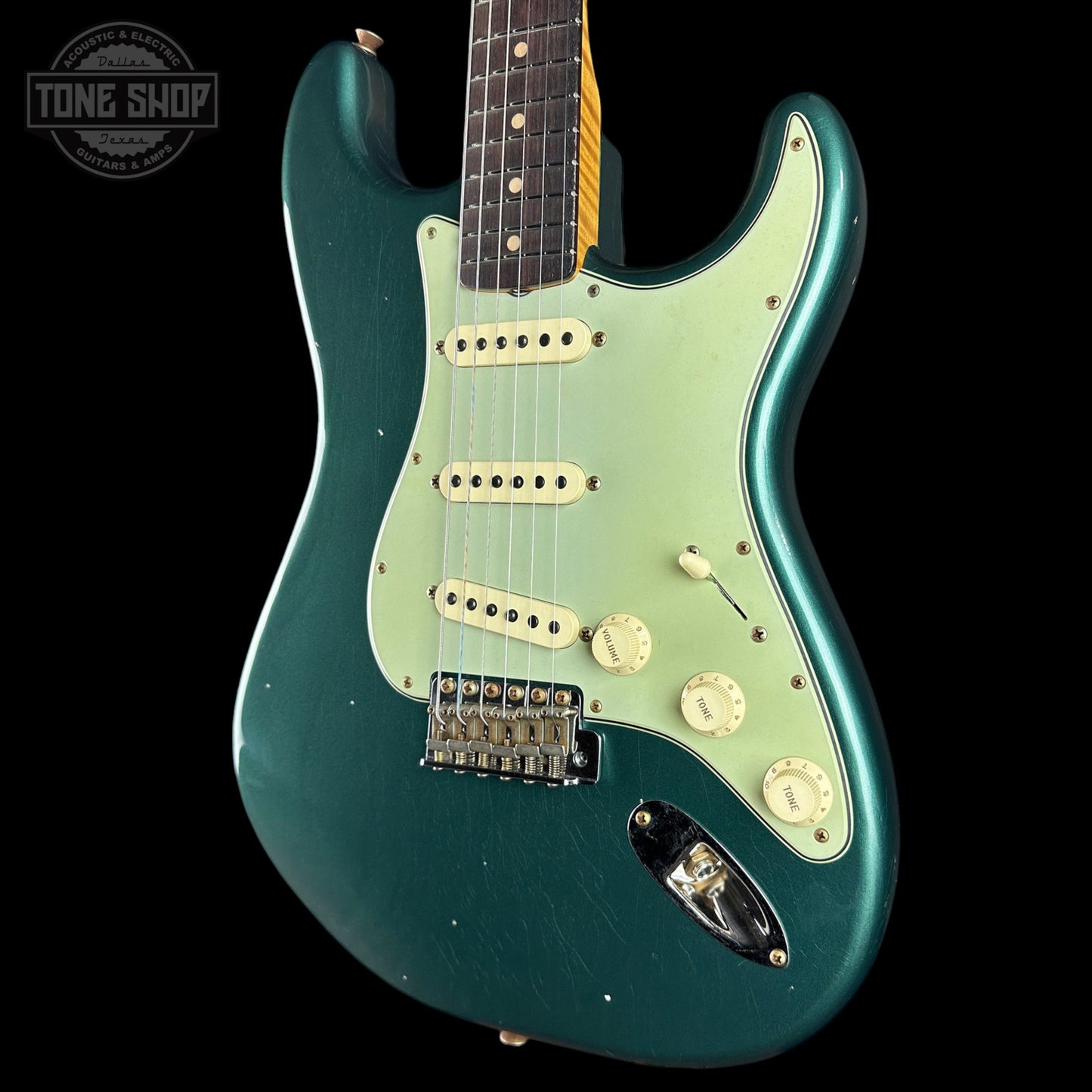 Fender Custom Shop TSG Exclusive ’63 Stratocaster Chambered Sherwood Green Metallic Journeyman Relic w/case CZ591395