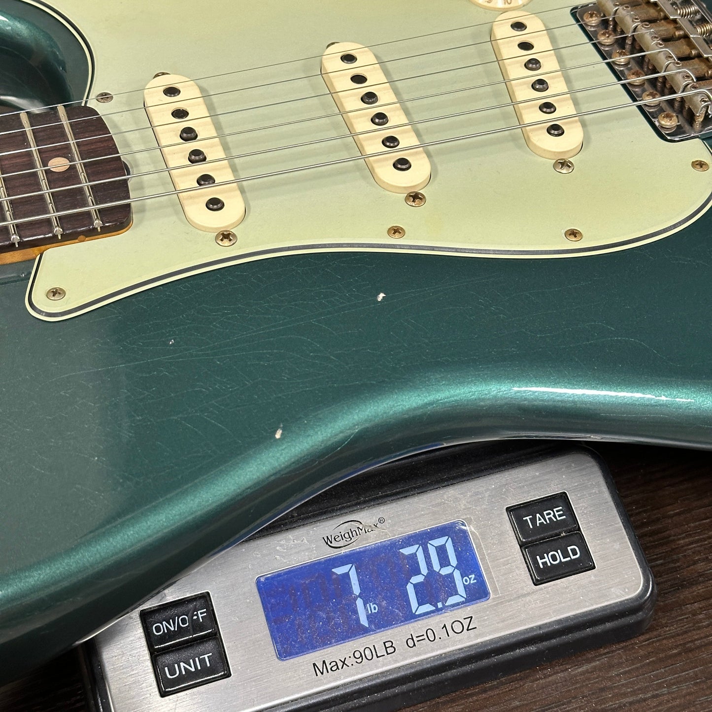 Fender Custom Shop TSG Exclusive ’63 Stratocaster Chambered Sherwood Green Metallic Journeyman Relic w/case CZ591395