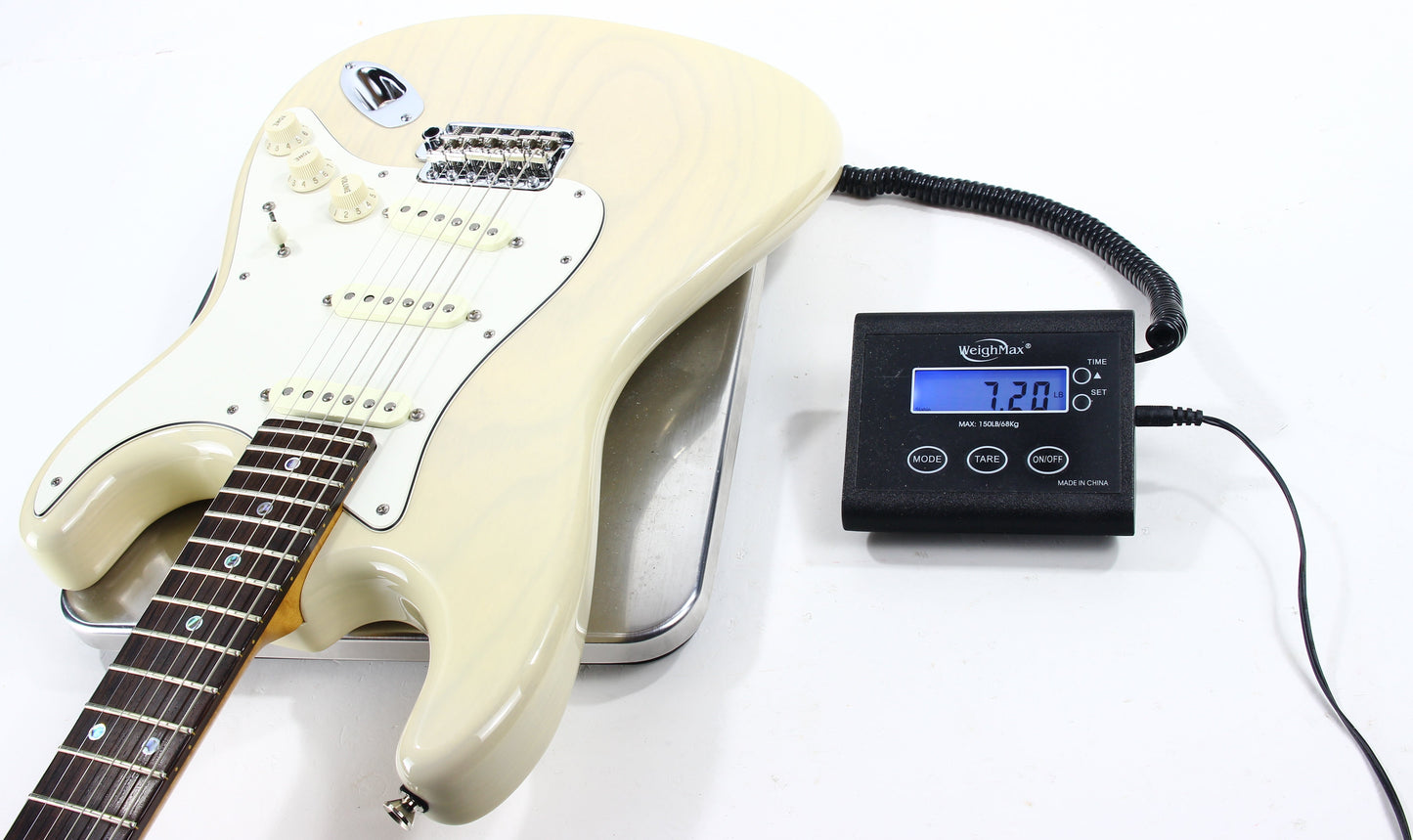2013 Grosh 20th Anniversary NOS Retro BRAZILIAN ROSEWOOD Board -- Birdseye Maple, 1-Piece Swamp Ash, Mary Kay Strat S Stratocaster