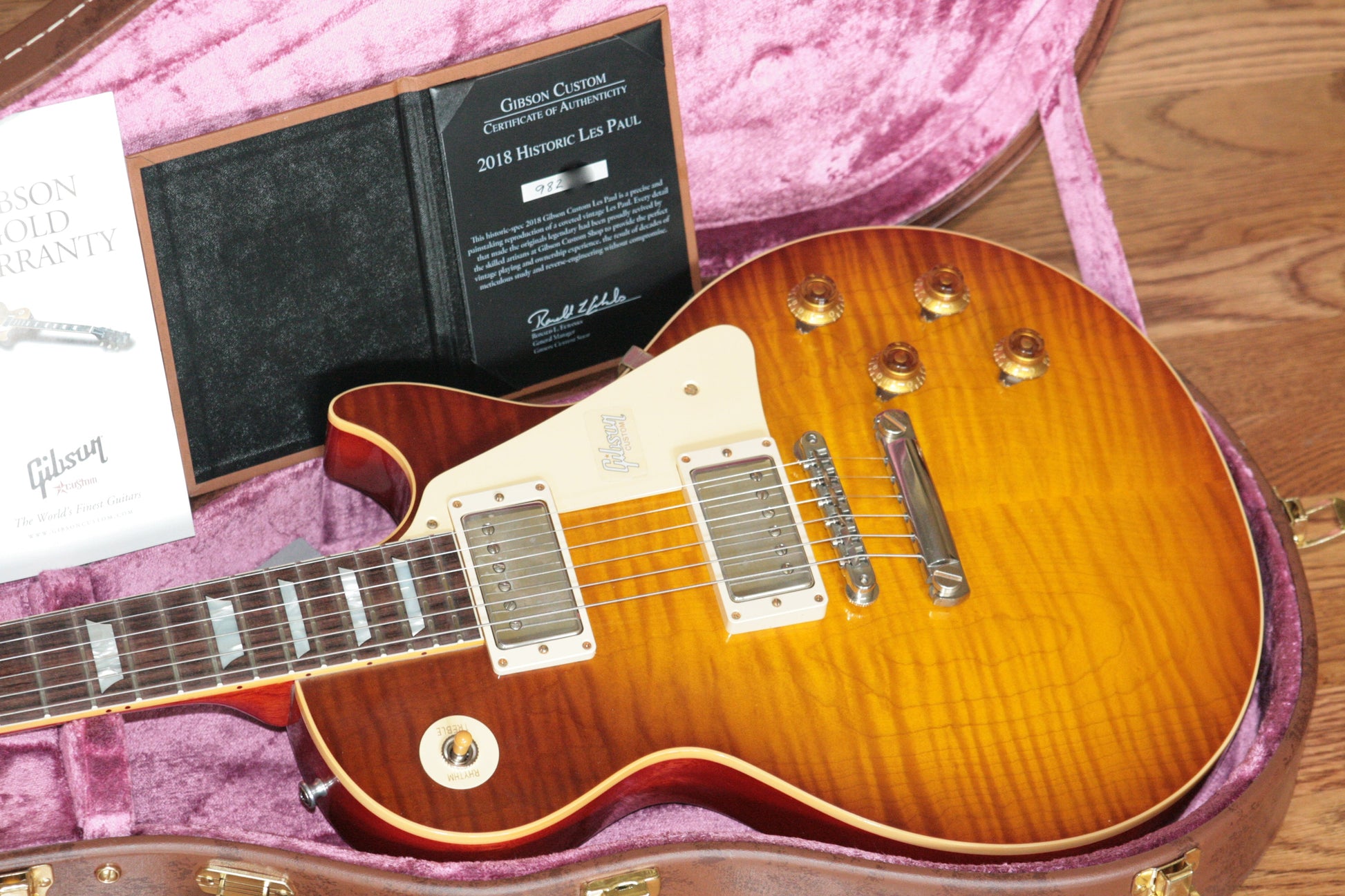 2018 Gibson 1959 Les Paul Historic Reissue! R9 59 LP ROYAL TEABURST Custom Shop TH Spec