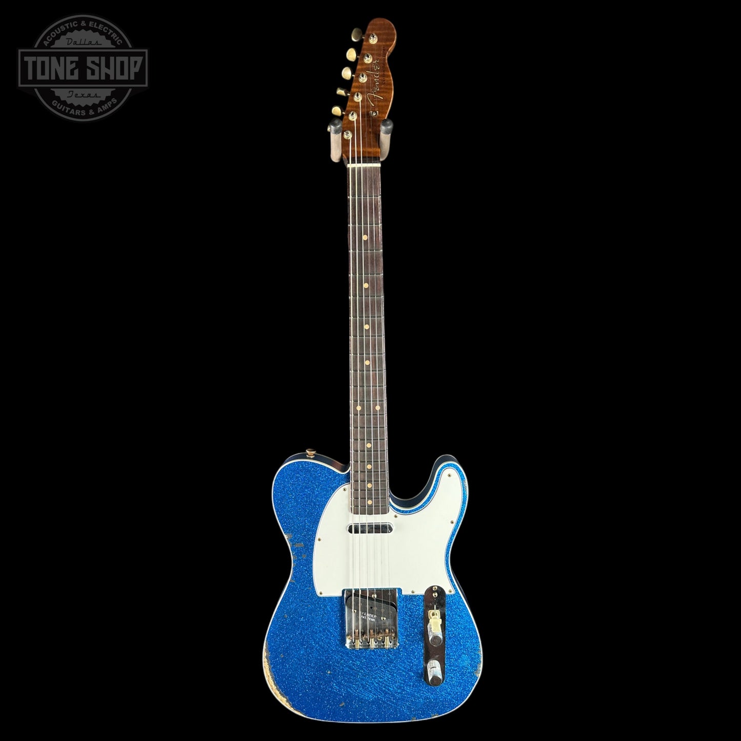 Fender Custom Shop TSG Exclusive 1960 Telecaster Custom Chambered Blue Sparkle Relic w/case CZ587142