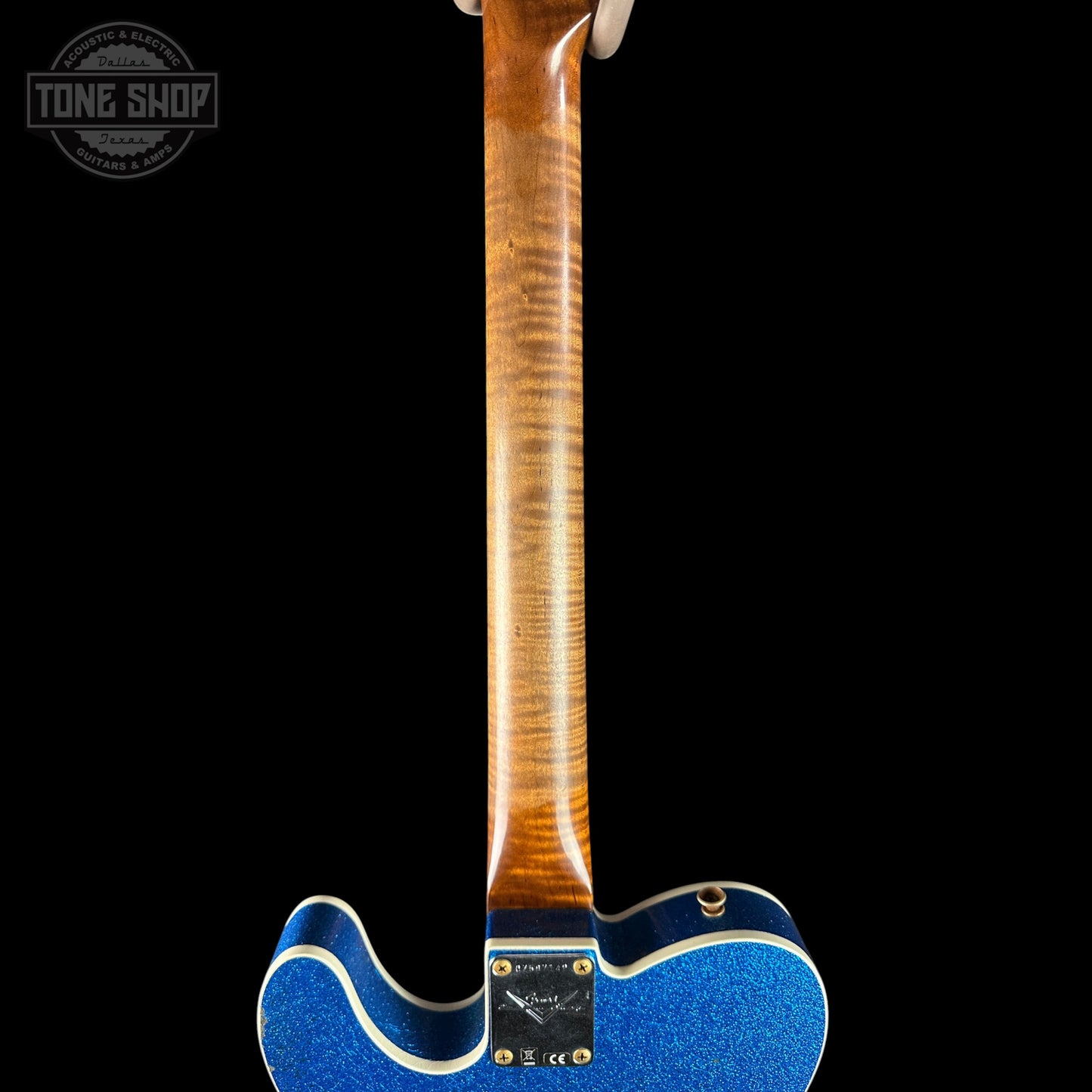 Fender Custom Shop TSG Exclusive 1960 Telecaster Custom Chambered Blue Sparkle Relic w/case CZ587142