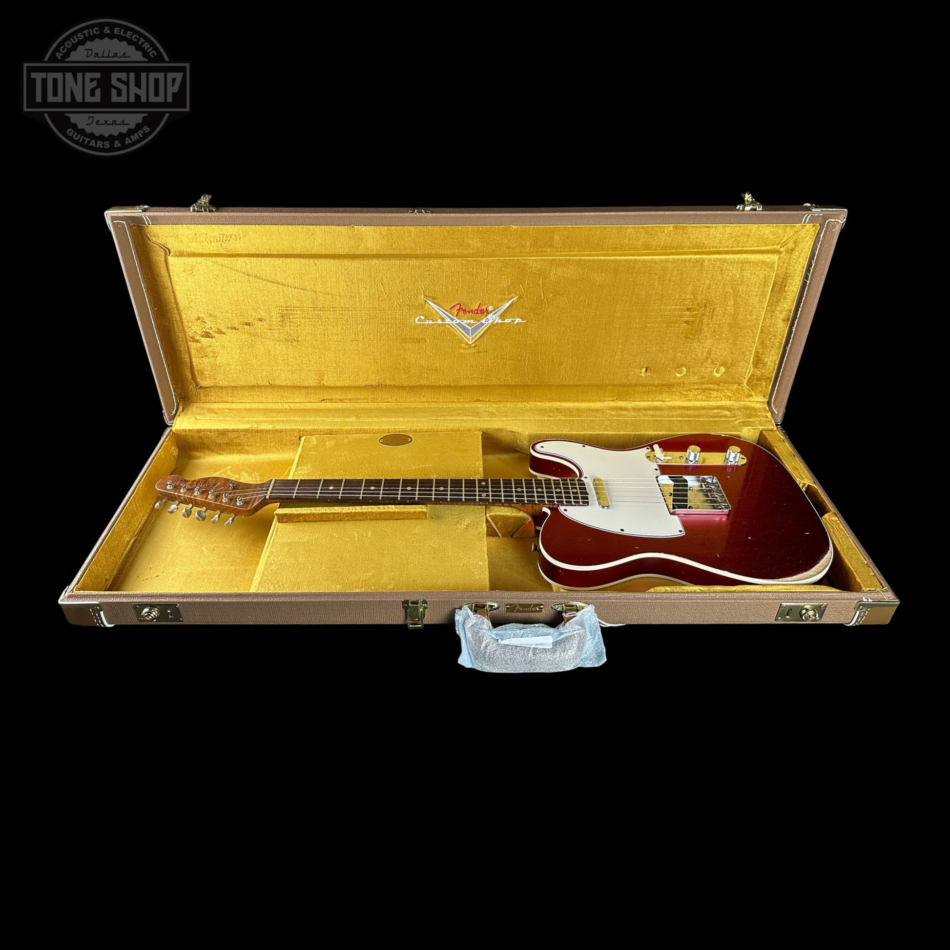 Fender Custom Shop TSG Exclusive 1960 Telecaster Custom Chambered Candy Apple Red Relic w/case CZ591521