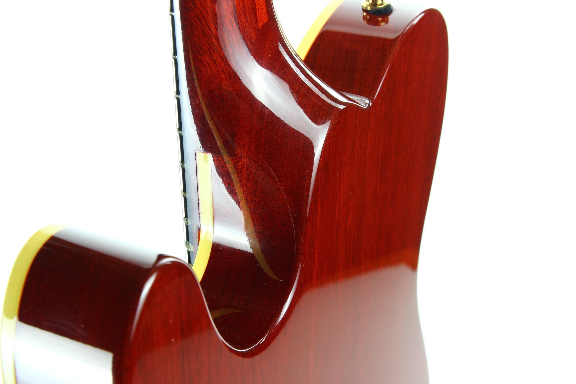 1992 Fender Custom Shop Set Neck Country Artist Telecaster QUILT Sunset Orange Transparent --VERY RARE TELE