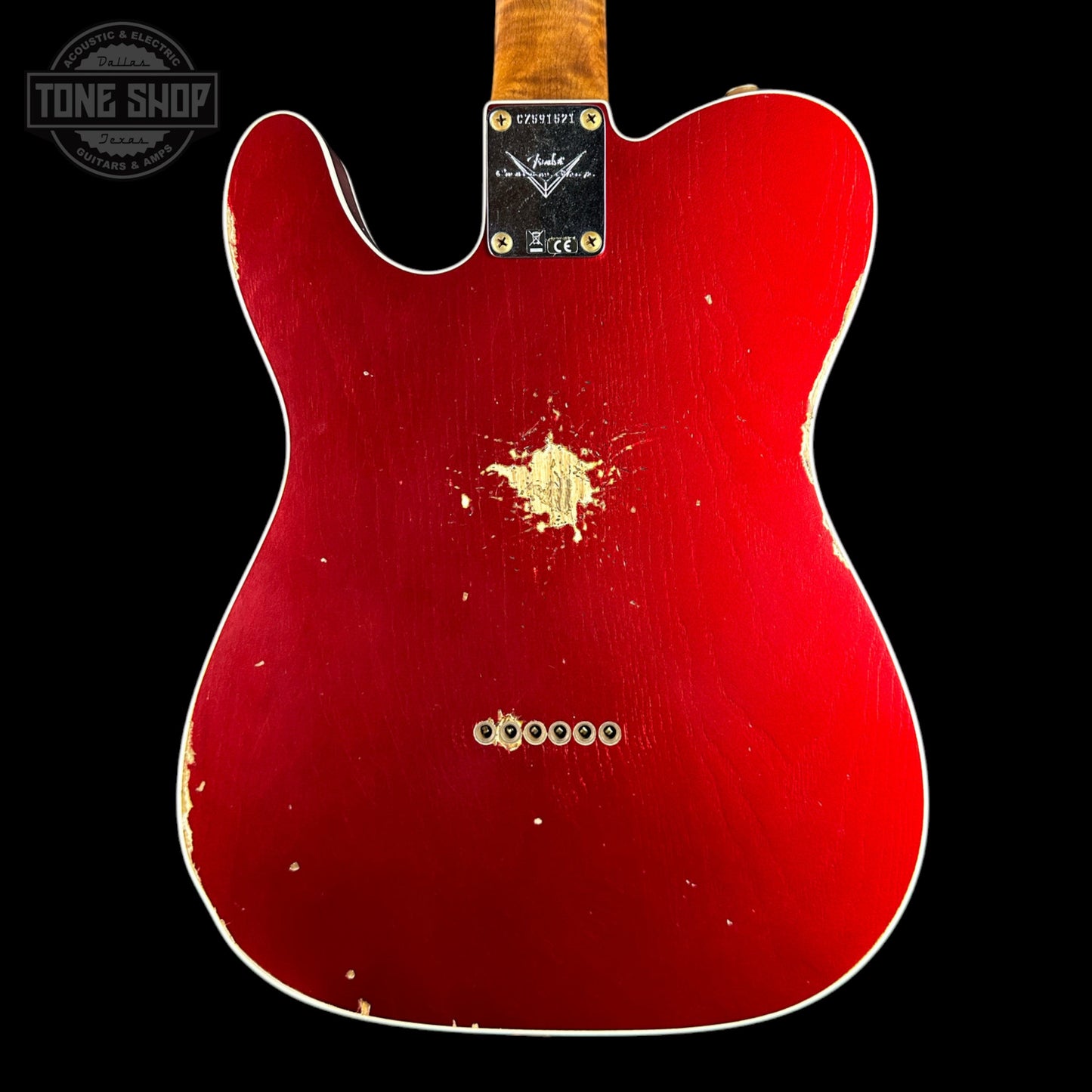 Fender Custom Shop TSG Exclusive 1960 Telecaster Custom Chambered Candy Apple Red Relic w/case CZ591521