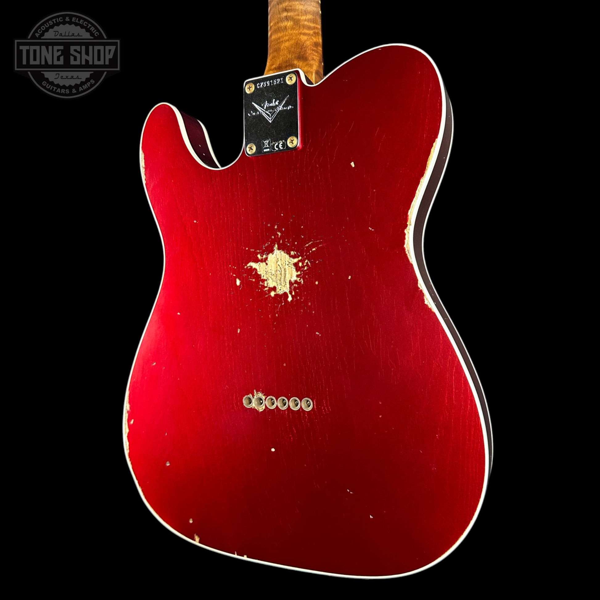 Fender Custom Shop TSG Exclusive 1960 Telecaster Custom Chambered Candy Apple Red Relic w/case CZ591521