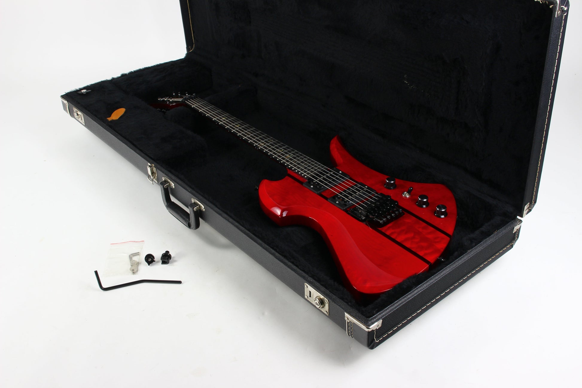 1999 BC Rich USA Mockingbird SL SLASH Transparent Red Floyd Rose!