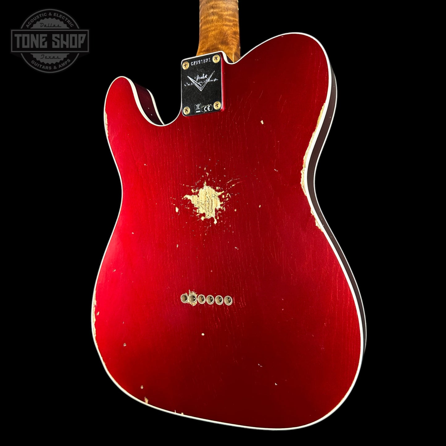 Fender Custom Shop TSG Exclusive 1960 Telecaster Custom Chambered Candy Apple Red Relic w/case CZ591521