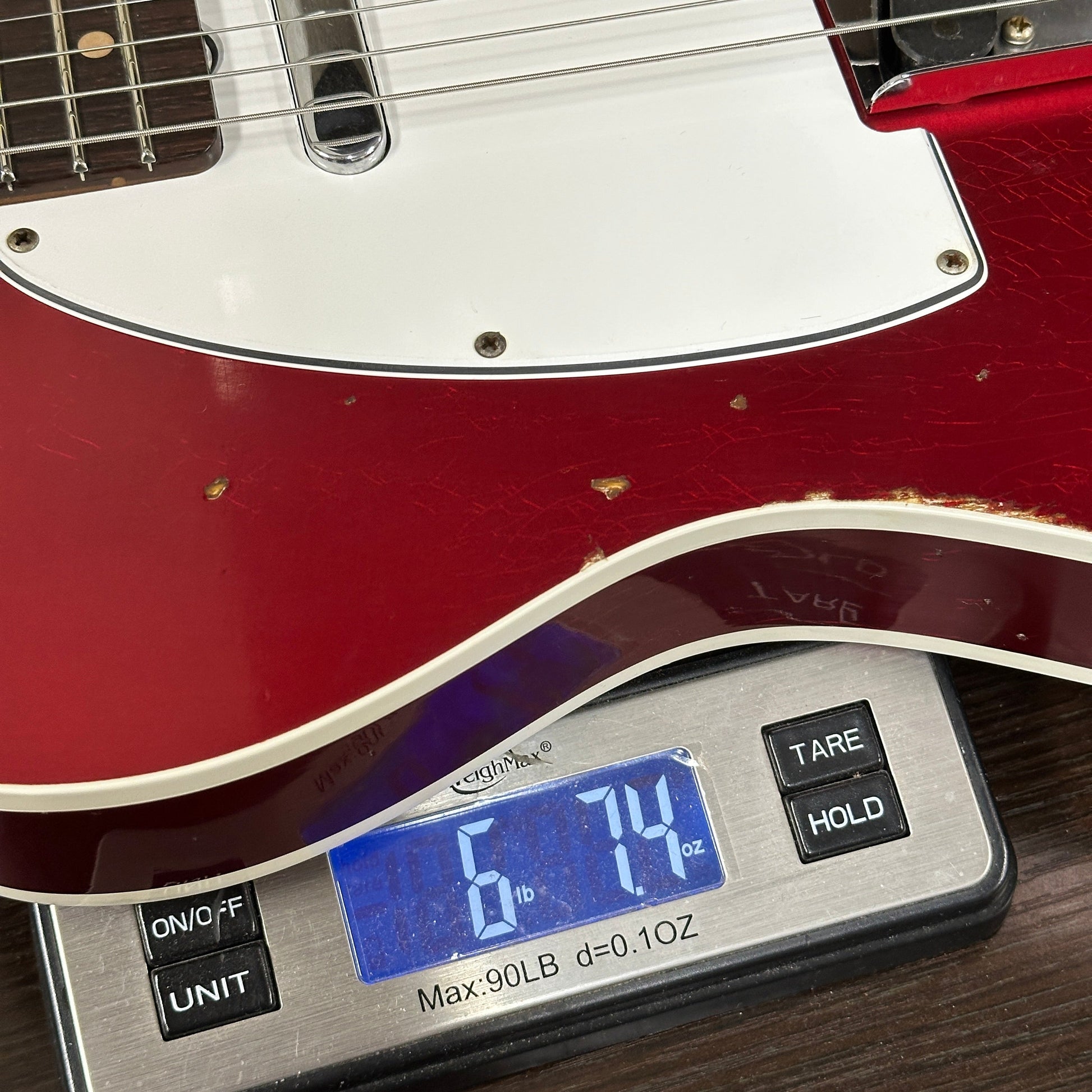 Fender Custom Shop TSG Exclusive 1960 Telecaster Custom Chambered Candy Apple Red Relic w/case CZ591521