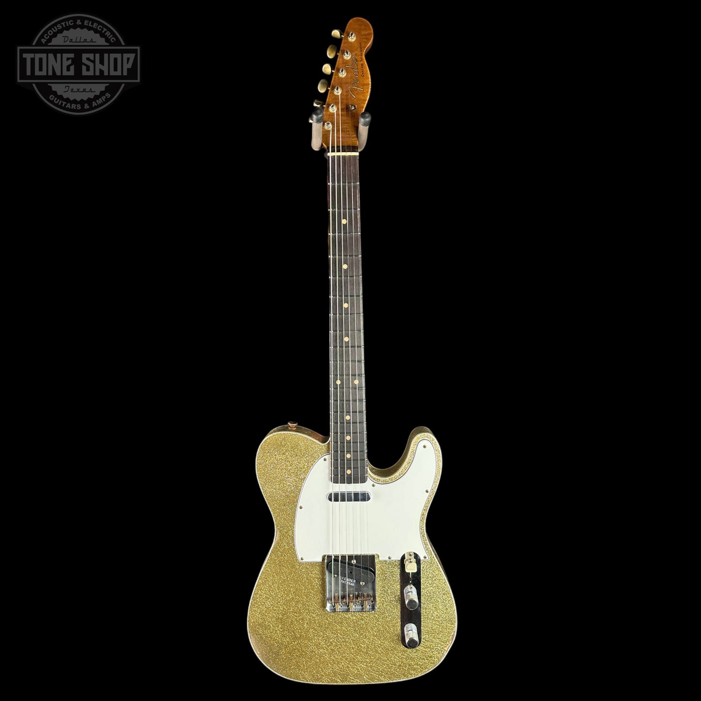 Fender Custom Shop TSG Exclusive 1960 Telecaster Custom Chambered Gold Sparkle Relic w/case CZ591383