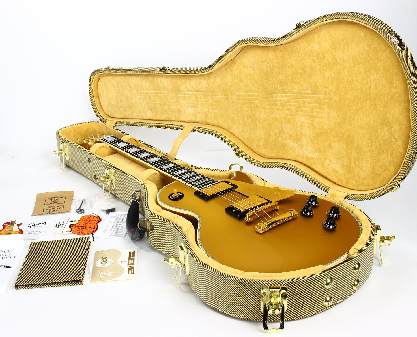 2007 Gibson Custom Shop 50th Anniversary '57 Les Paul Goldtop LPB7 - All-Gold, Ebony Board, Limited Edition