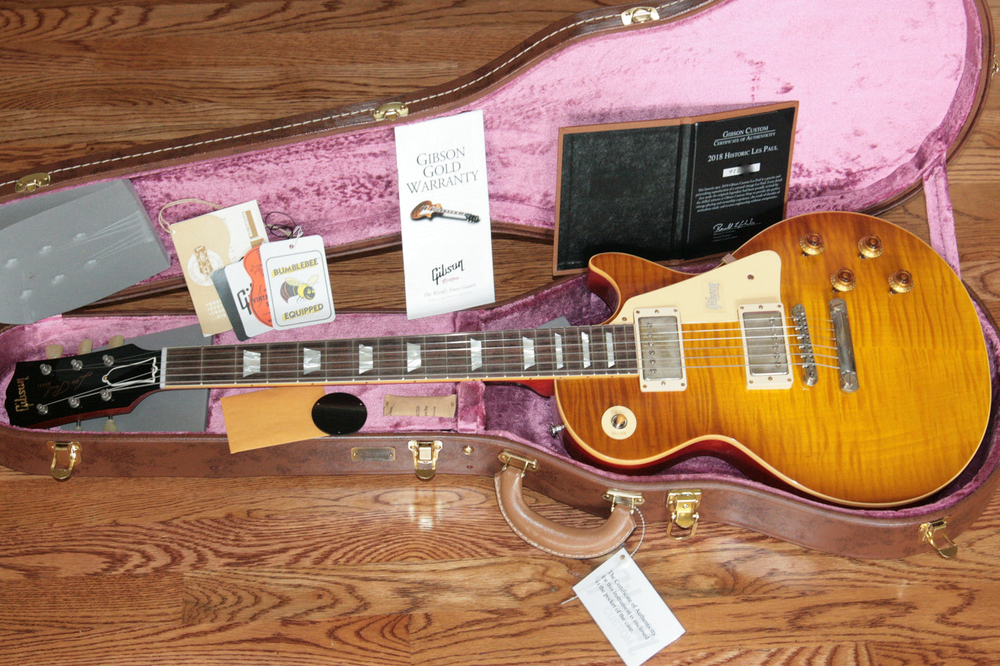 2018 Gibson 1959 Les Paul Historic Reissue! R9 59 HONEY LEMON FADE Custom Shop TH Spec