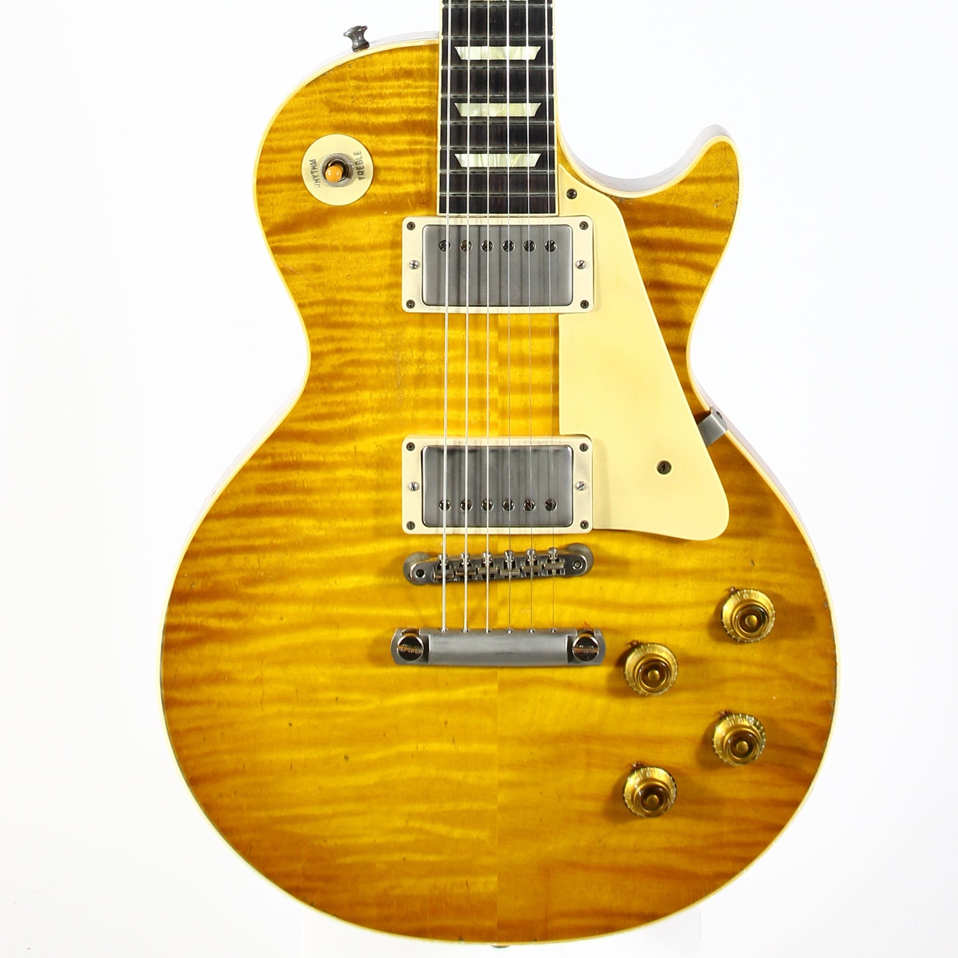 Gibson Custom Tom Murphy Painted Lab Aged BRAZILIAN ROSEWOOD 1959 Les Paul Standard Reissue Limited Edition Tom's Lemon Burst