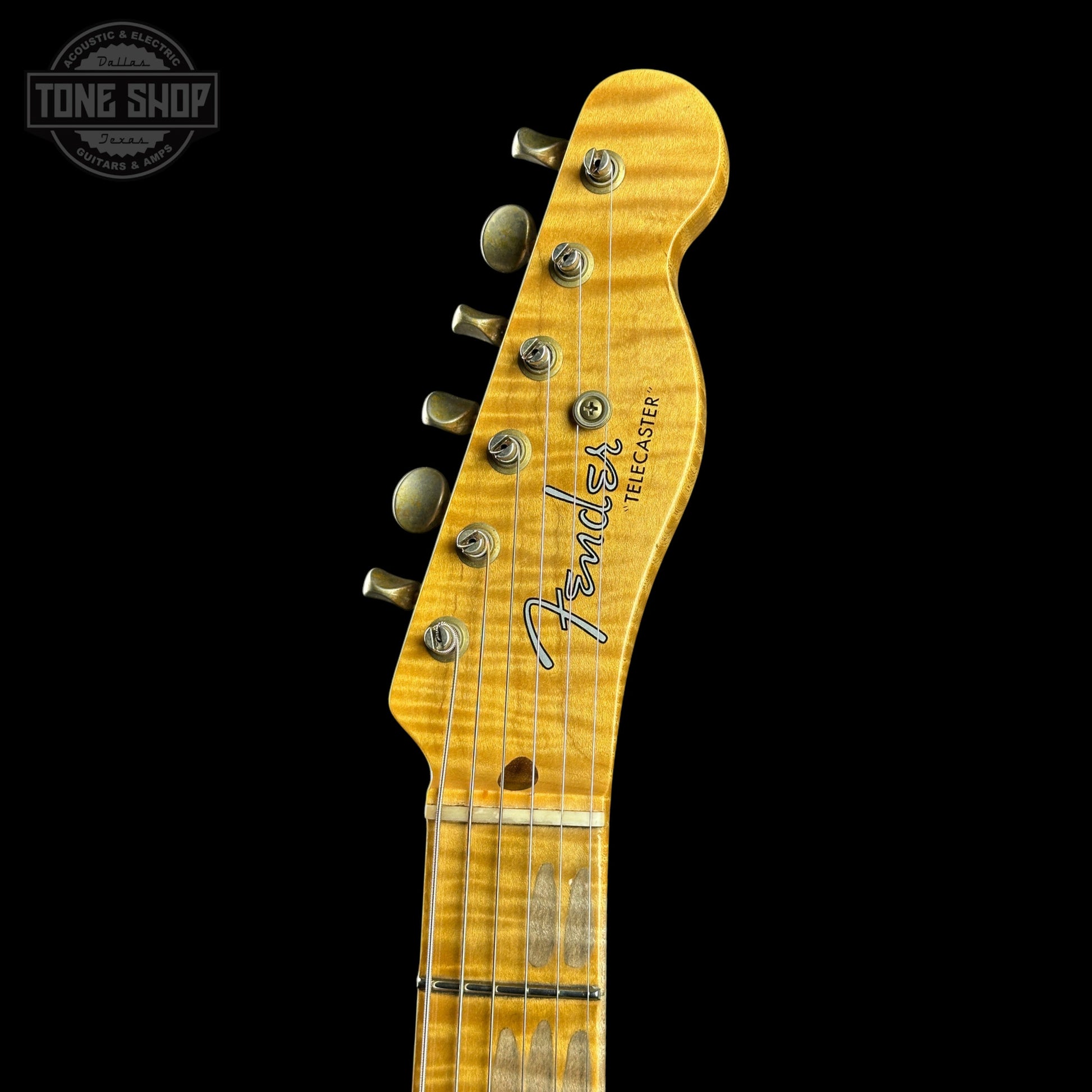 Fender Custom Shop TSG Exclusive ’52 Telecaster Chambered Chartreuse Sparkle Journeyman Relic w/case R150937