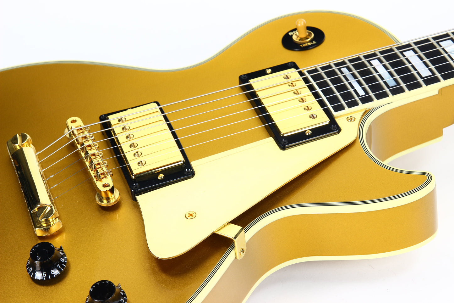 2007 Gibson Custom Shop 50th Anniversary '57 Les Paul Goldtop LPB7 - All-Gold, Ebony Board, Limited Edition