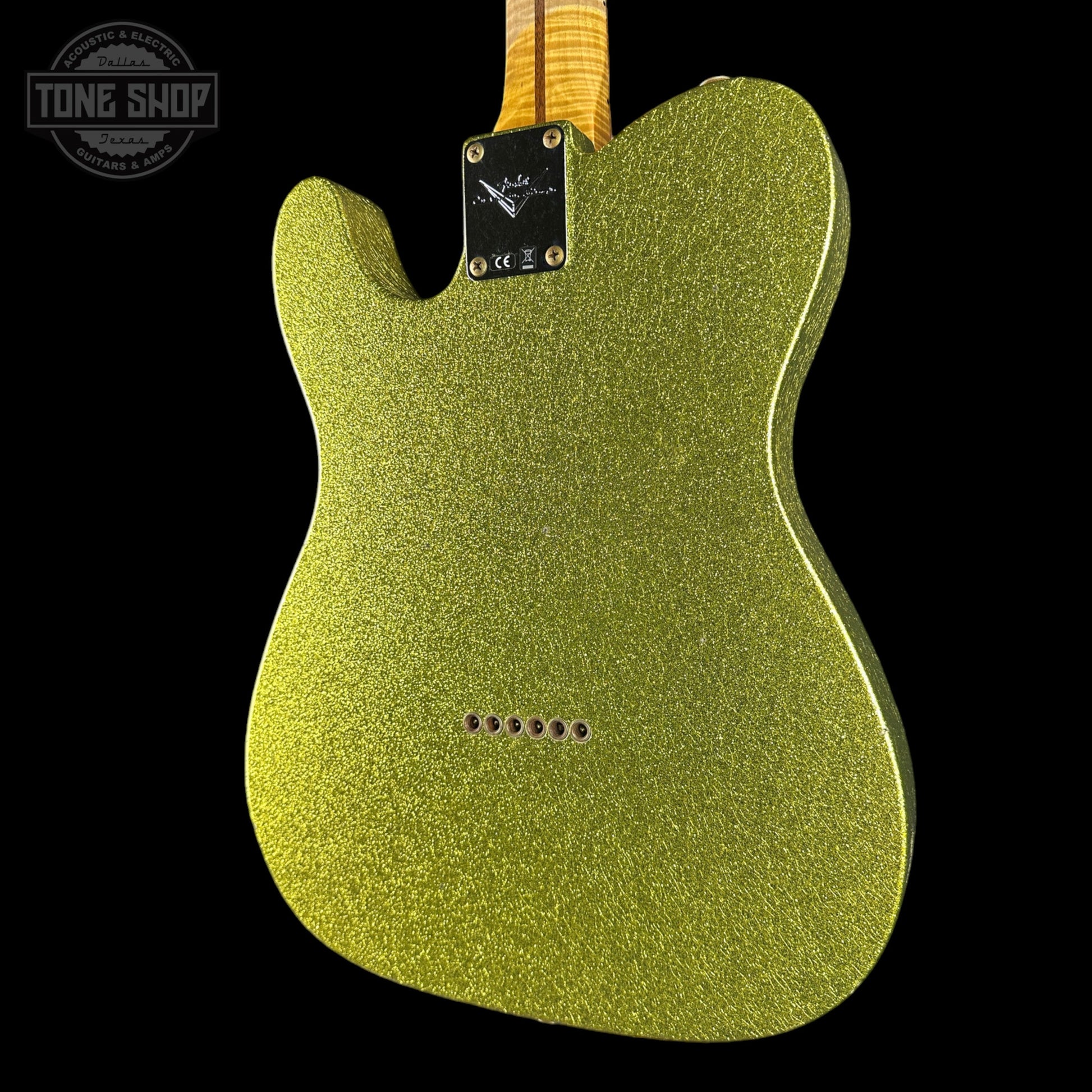 Fender Custom Shop TSG Exclusive ’52 Telecaster Chambered Chartreuse Sparkle Journeyman Relic w/case R150937