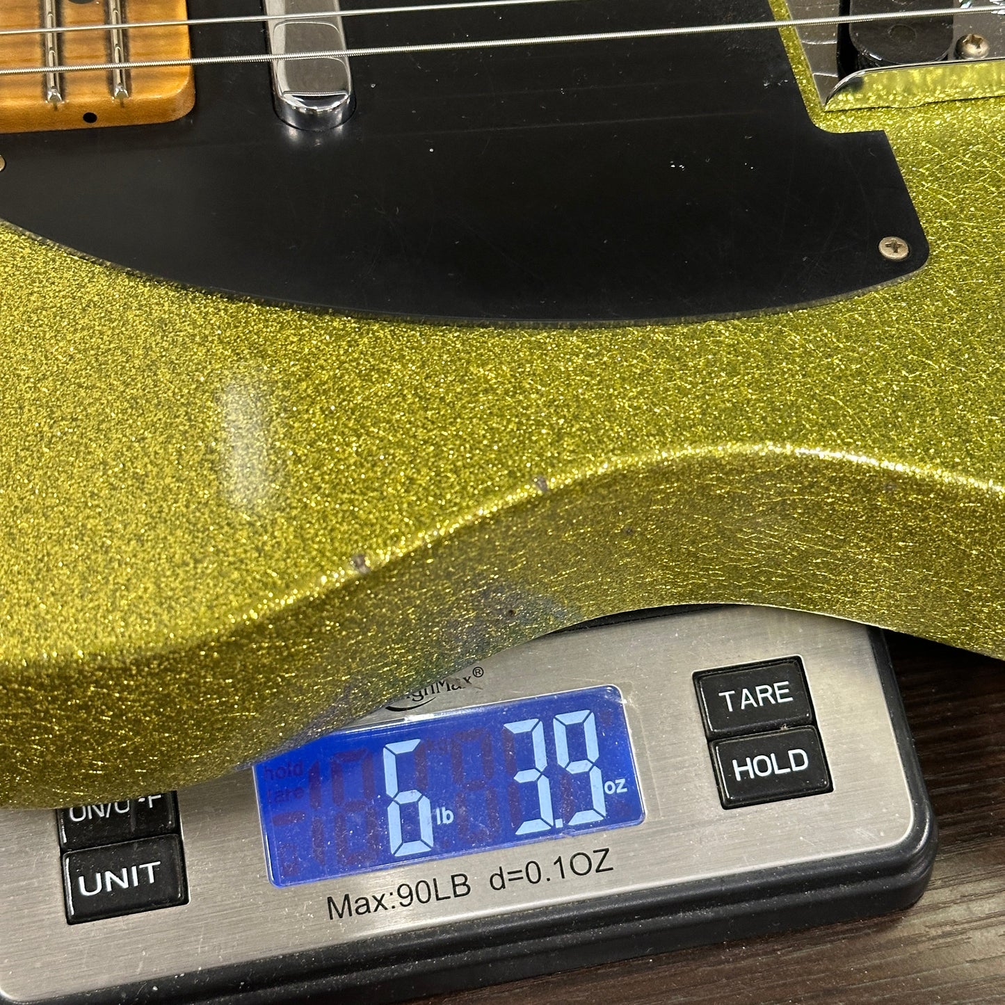 Fender Custom Shop TSG Exclusive ’52 Telecaster Chambered Chartreuse Sparkle Journeyman Relic w/case R150937
