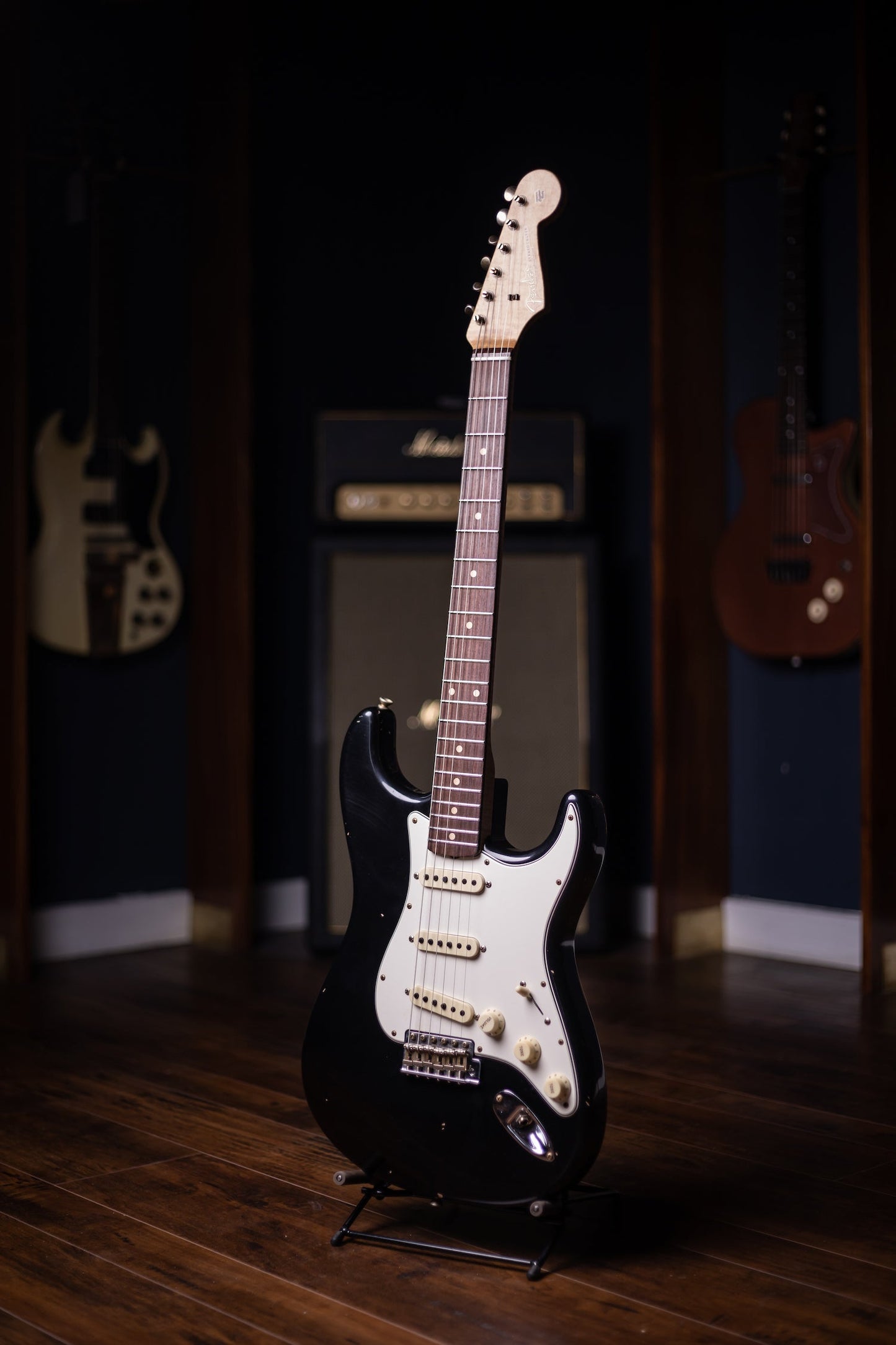 Used 2023 Fender Custom Shop 1960 Journeyman Relic Stratocaster Electric Guitar - Black