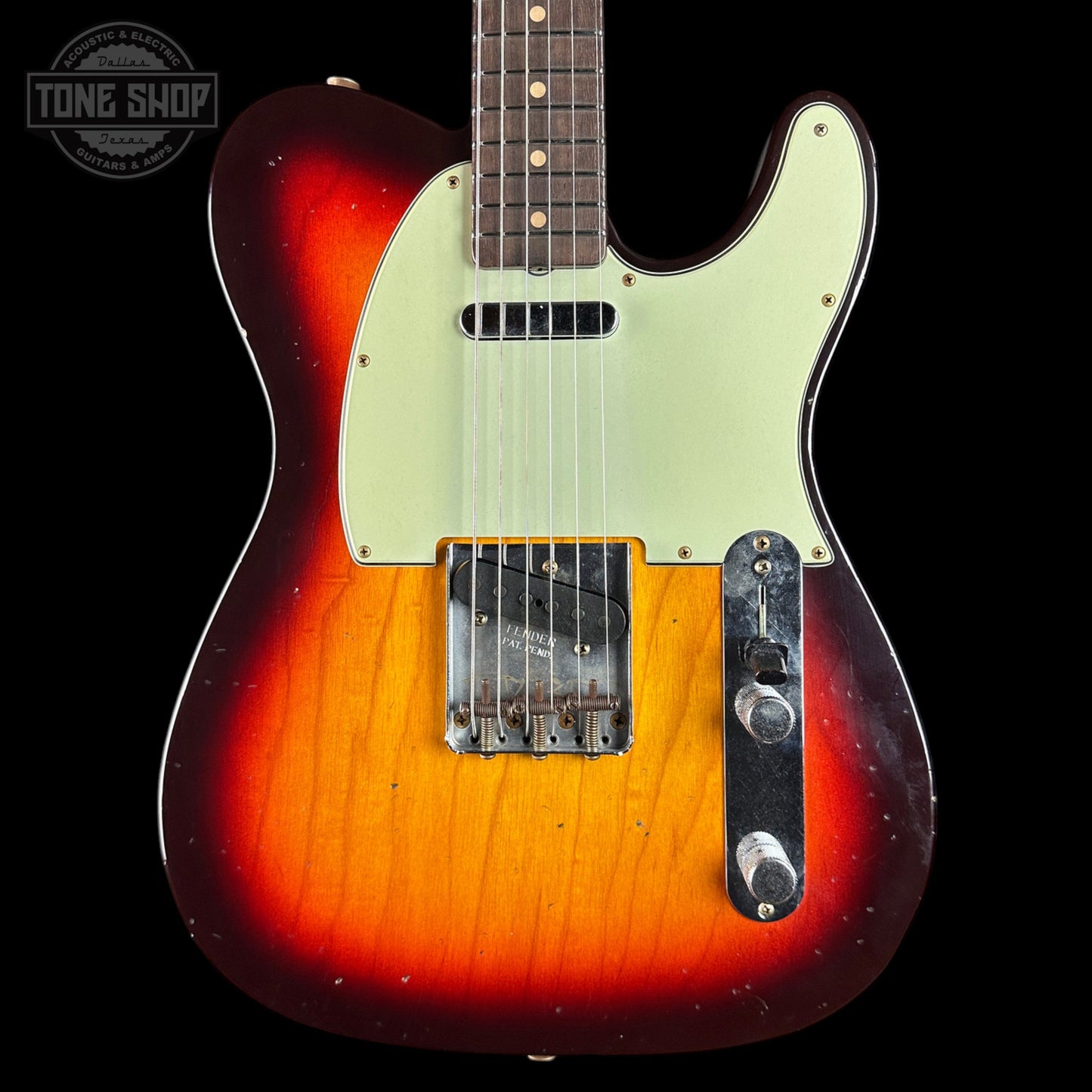Fender Custom Shop TSG Exclusive ’63 Telecaster Chambered Chocolate 3-Tone Sunburst Journeyman Relic w/case CZ587493