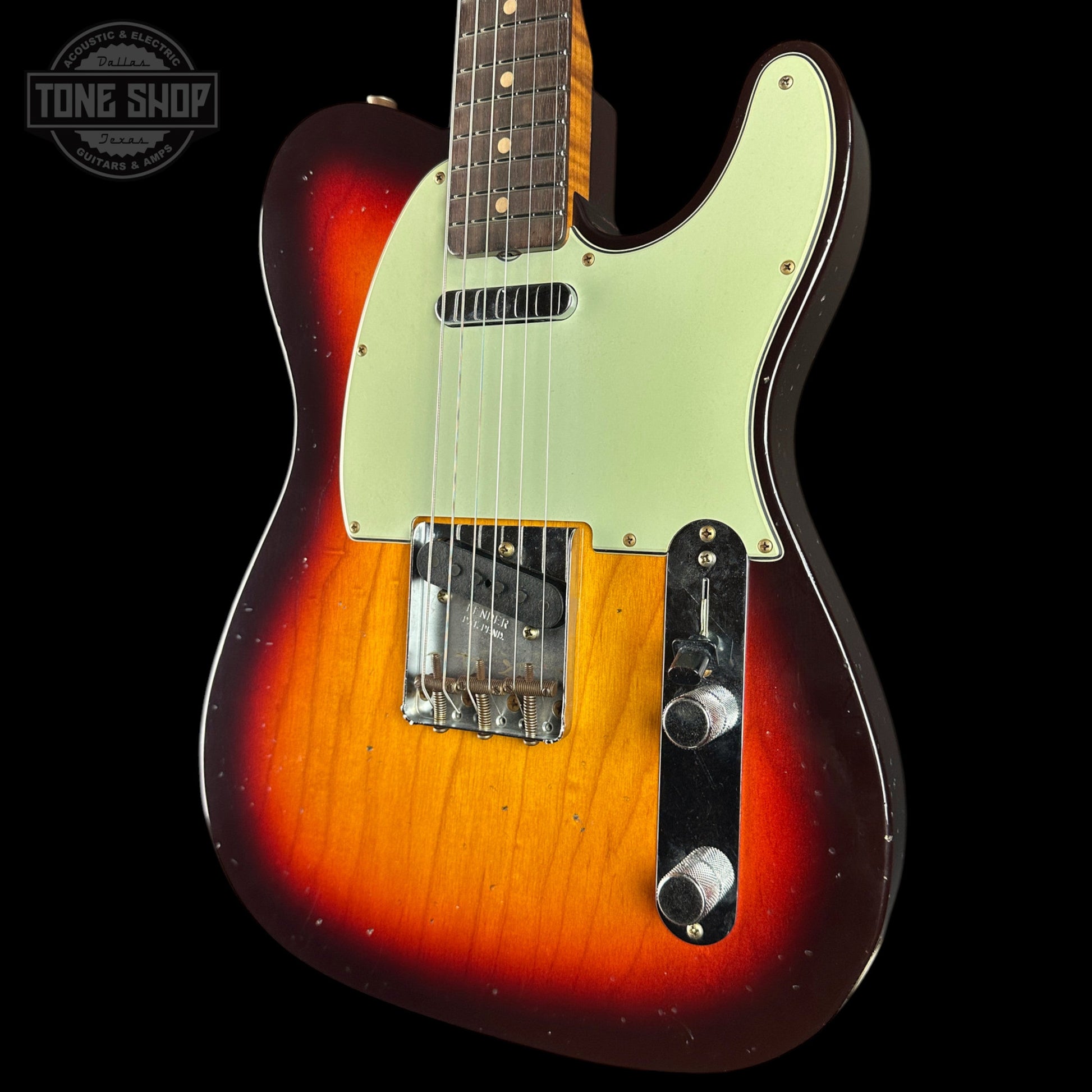 Fender Custom Shop TSG Exclusive ’63 Telecaster Chambered Chocolate 3-Tone Sunburst Journeyman Relic w/case CZ587493