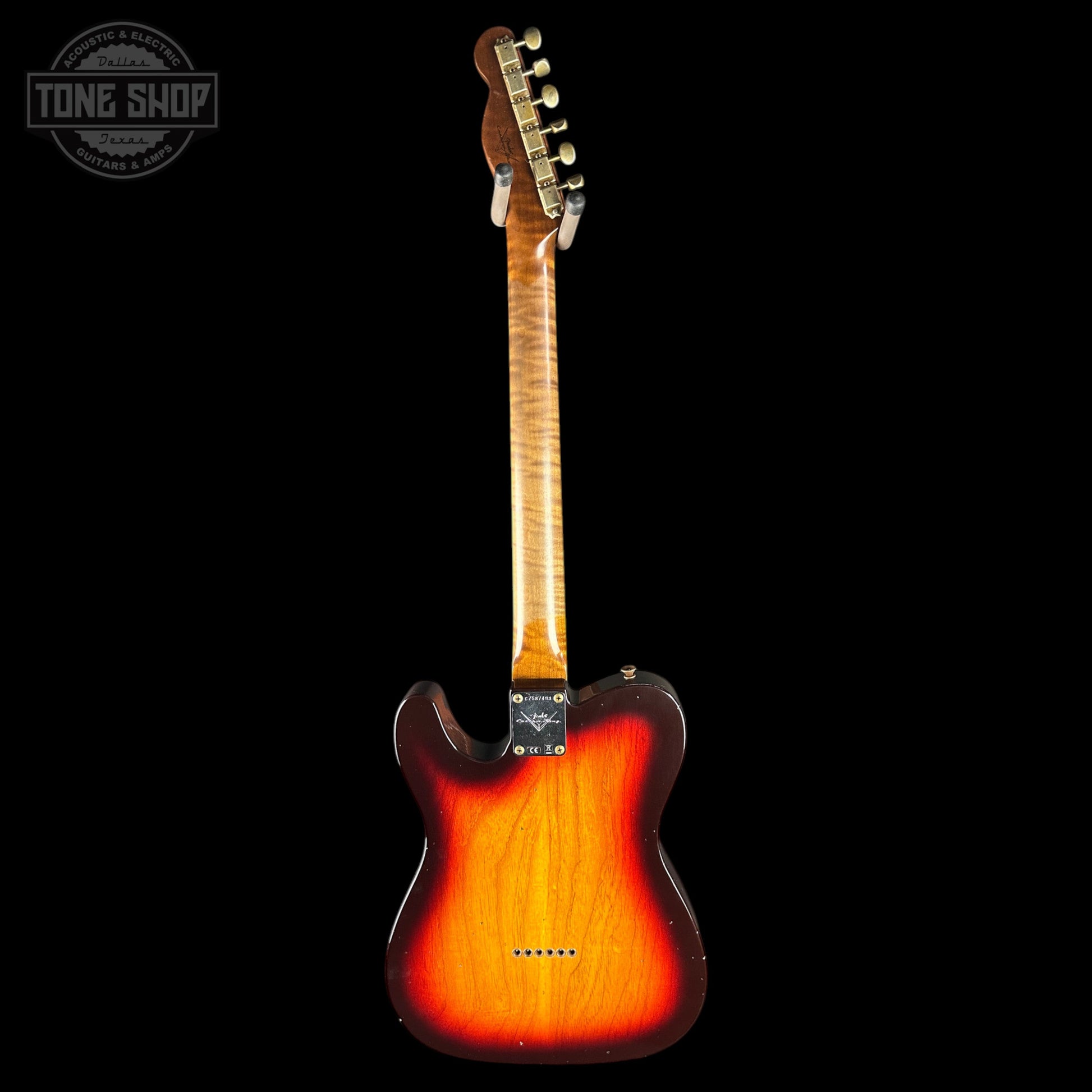 Fender Custom Shop TSG Exclusive ’63 Telecaster Chambered Chocolate 3-Tone Sunburst Journeyman Relic w/case CZ587493