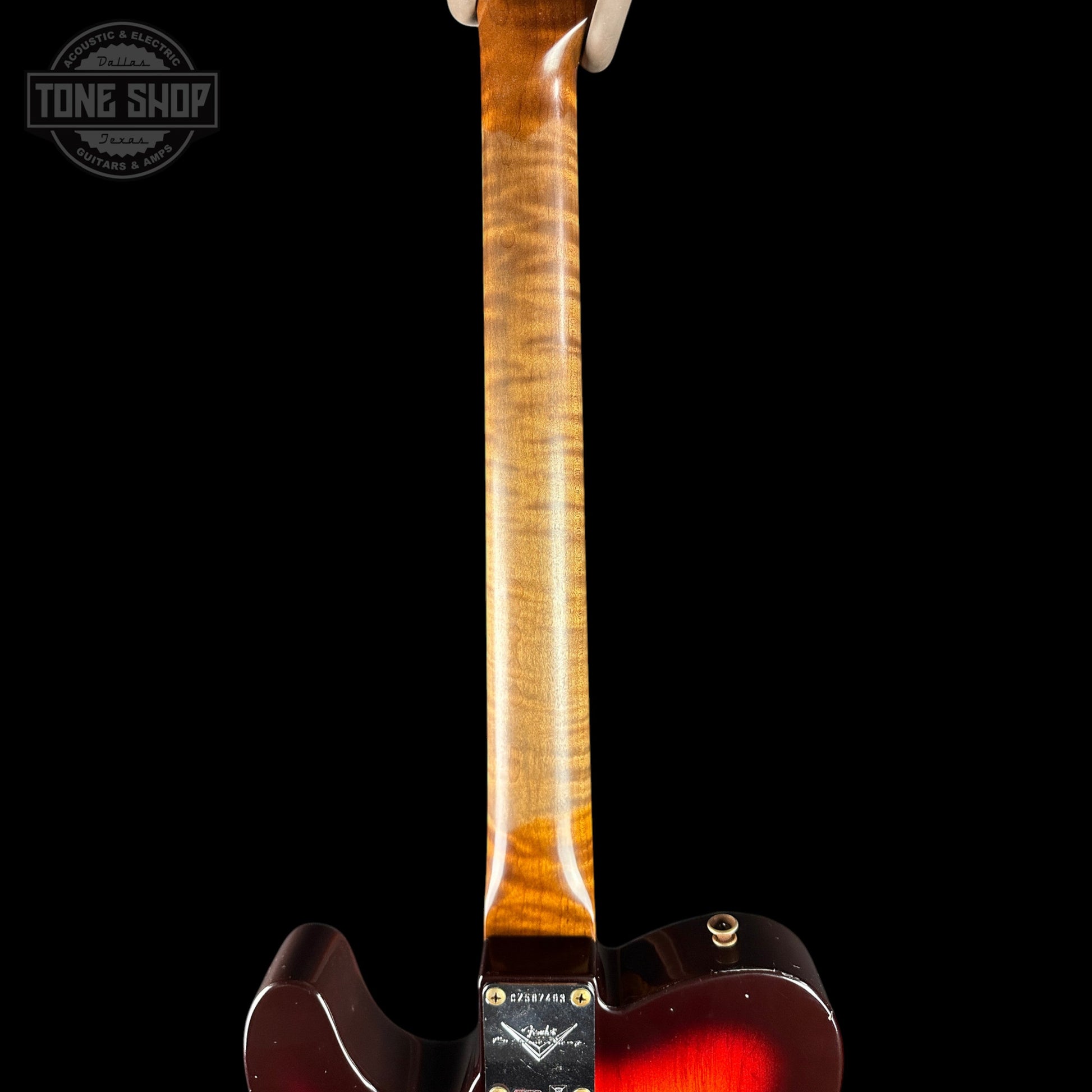Fender Custom Shop TSG Exclusive ’63 Telecaster Chambered Chocolate 3-Tone Sunburst Journeyman Relic w/case CZ587493