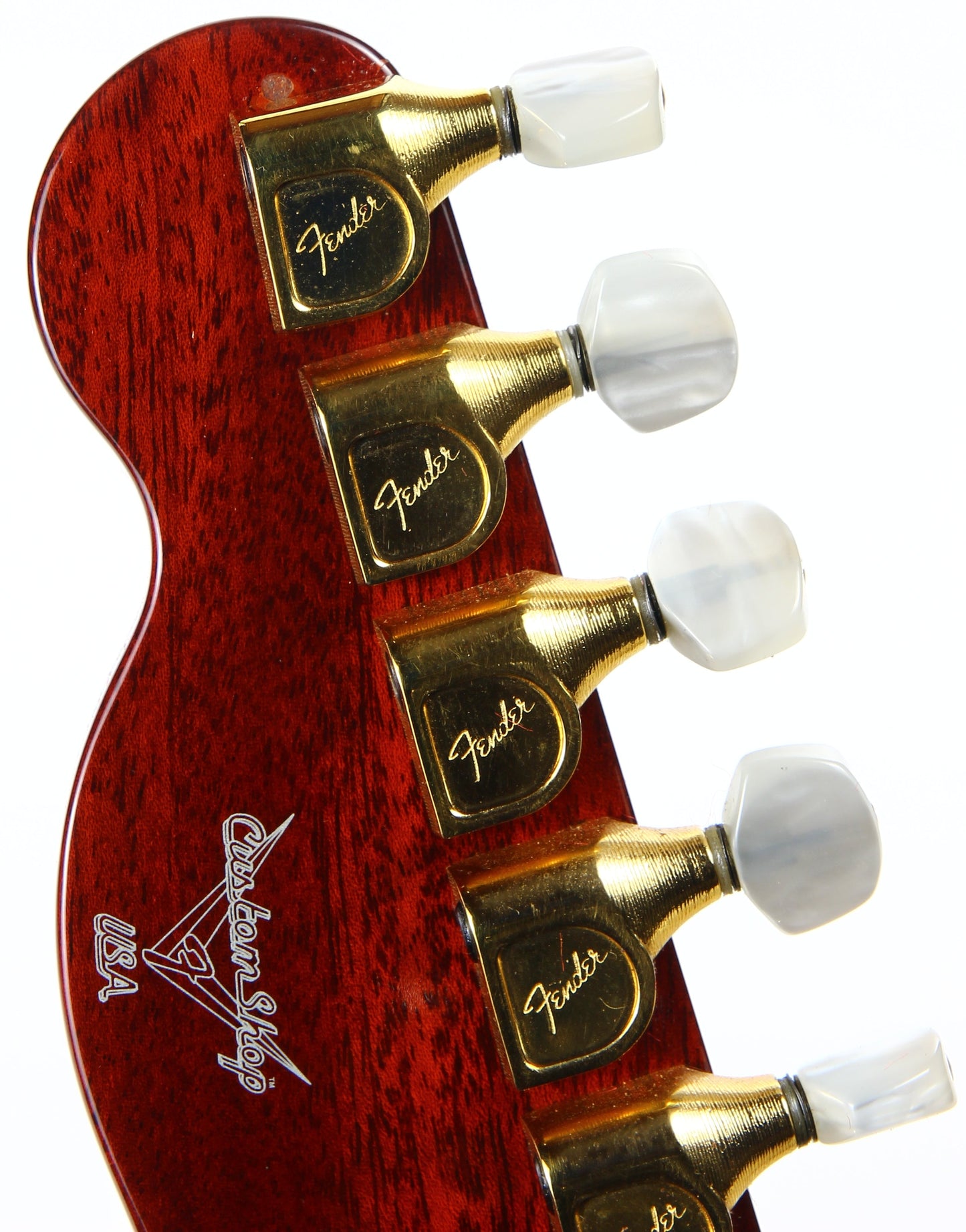 1992 Fender Custom Shop Set Neck Country Artist Telecaster QUILT Sunset Orange Transparent --VERY RARE TELE
