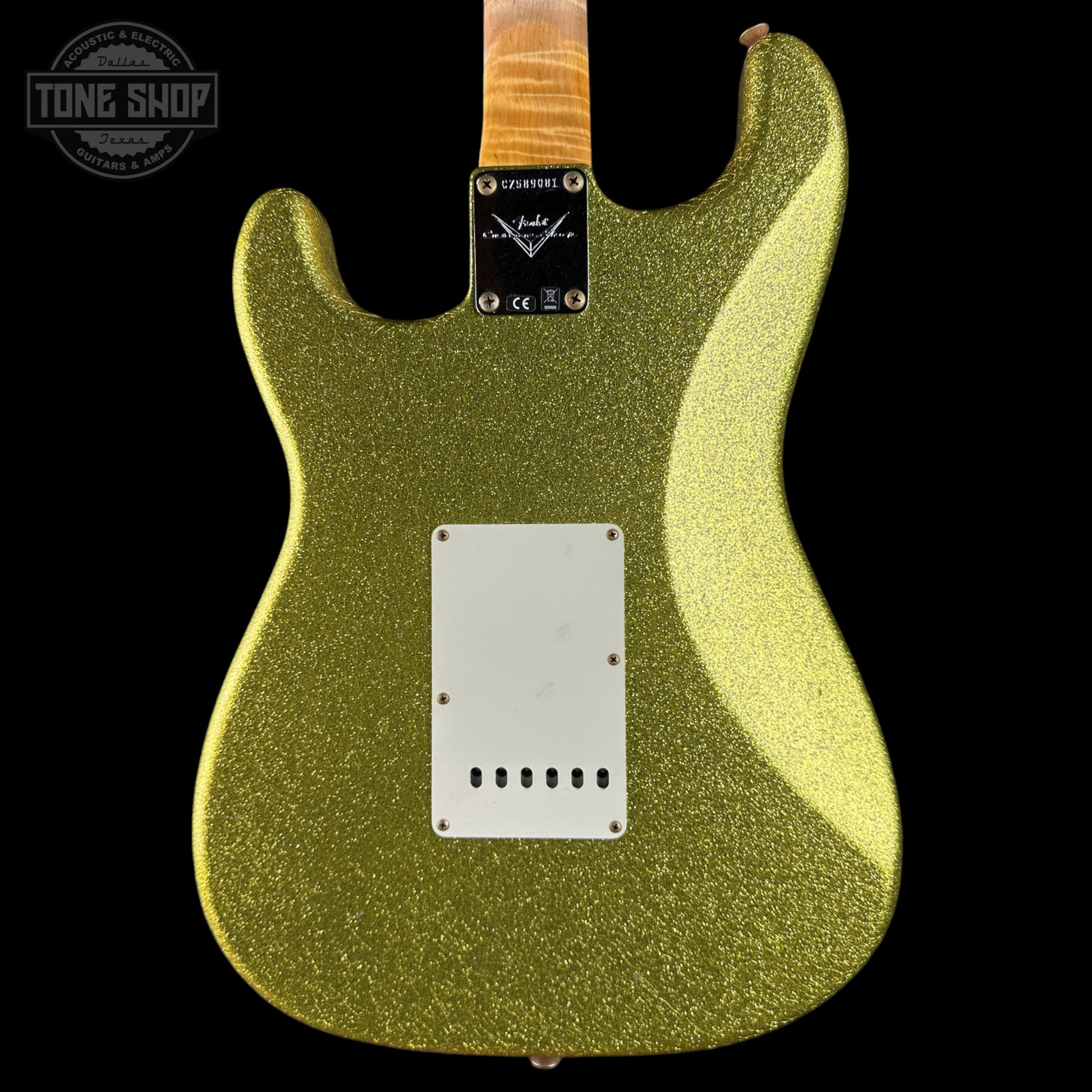Fender Custom Shop TSG Exclusive ’63 Stratocaster Chambered Chartreuse Sparkle Journeyman Relic w/case CZ589081