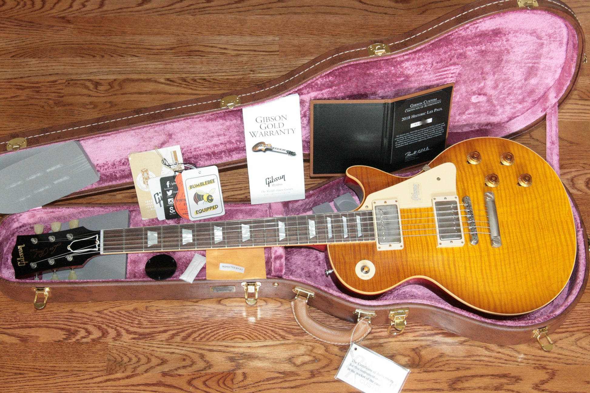 2018 Gibson 1959 Les Paul Historic Reissue! R9 59 HONEY LEMON FADE Custom Shop TH Spec