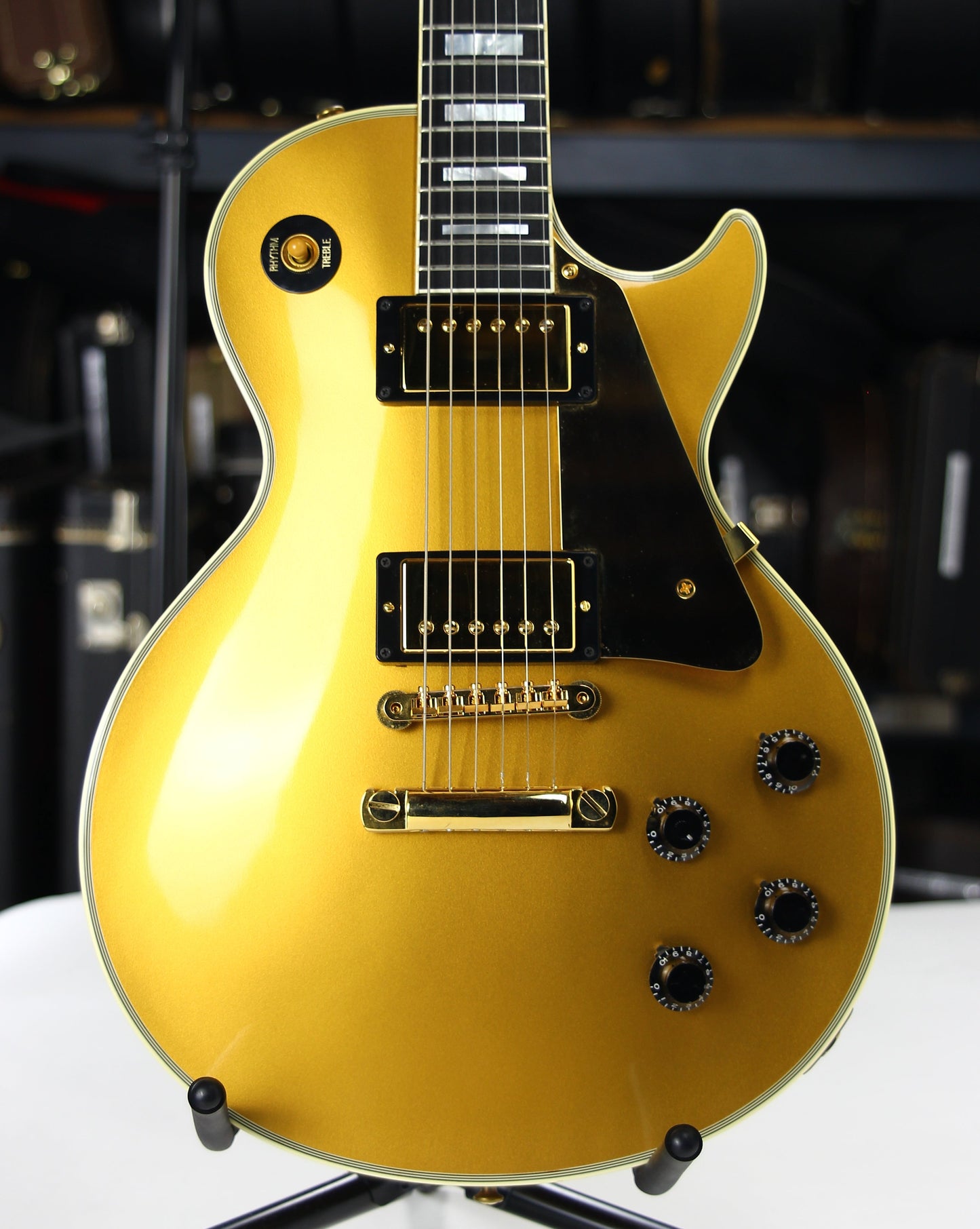 2007 Gibson Custom Shop 50th Anniversary '57 Les Paul Goldtop LPB7 - All-Gold, Ebony Board, Limited Edition