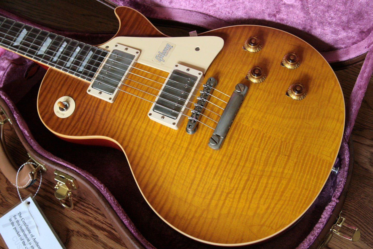 2018 Gibson 1959 Les Paul Historic Reissue! R9 59 HONEY LEMON FADE Custom Shop TH Spec