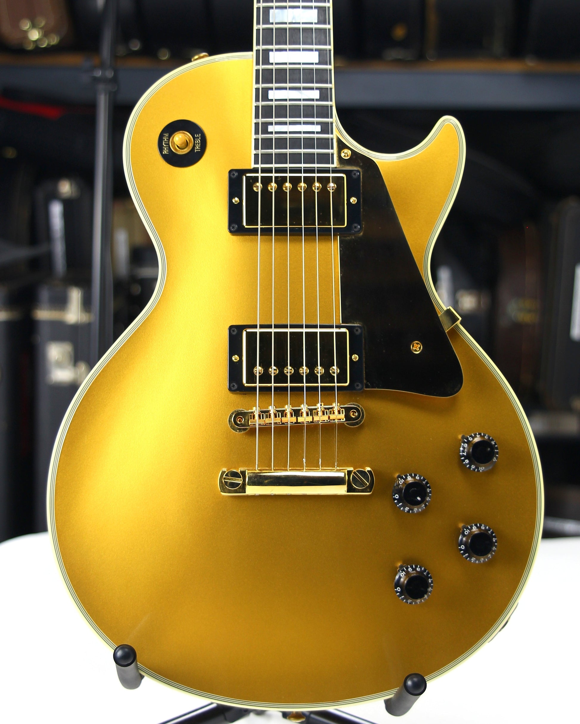 2007 Gibson Custom Shop 50th Anniversary '57 Les Paul Goldtop LPB7 - All-Gold, Ebony Board, Limited Edition
