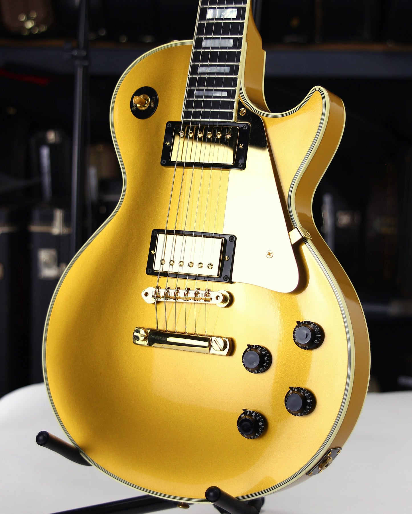 2007 Gibson Custom Shop 50th Anniversary '57 Les Paul Goldtop LPB7 - All-Gold, Ebony Board, Limited Edition