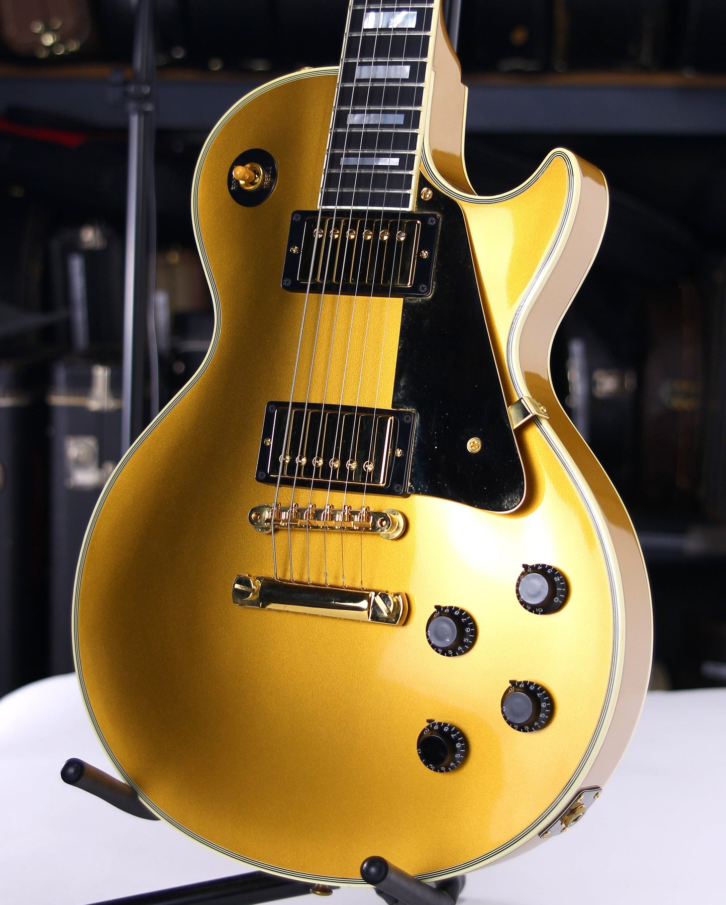 2007 Gibson Custom Shop 50th Anniversary '57 Les Paul Goldtop LPB7 - All-Gold, Ebony Board, Limited Edition