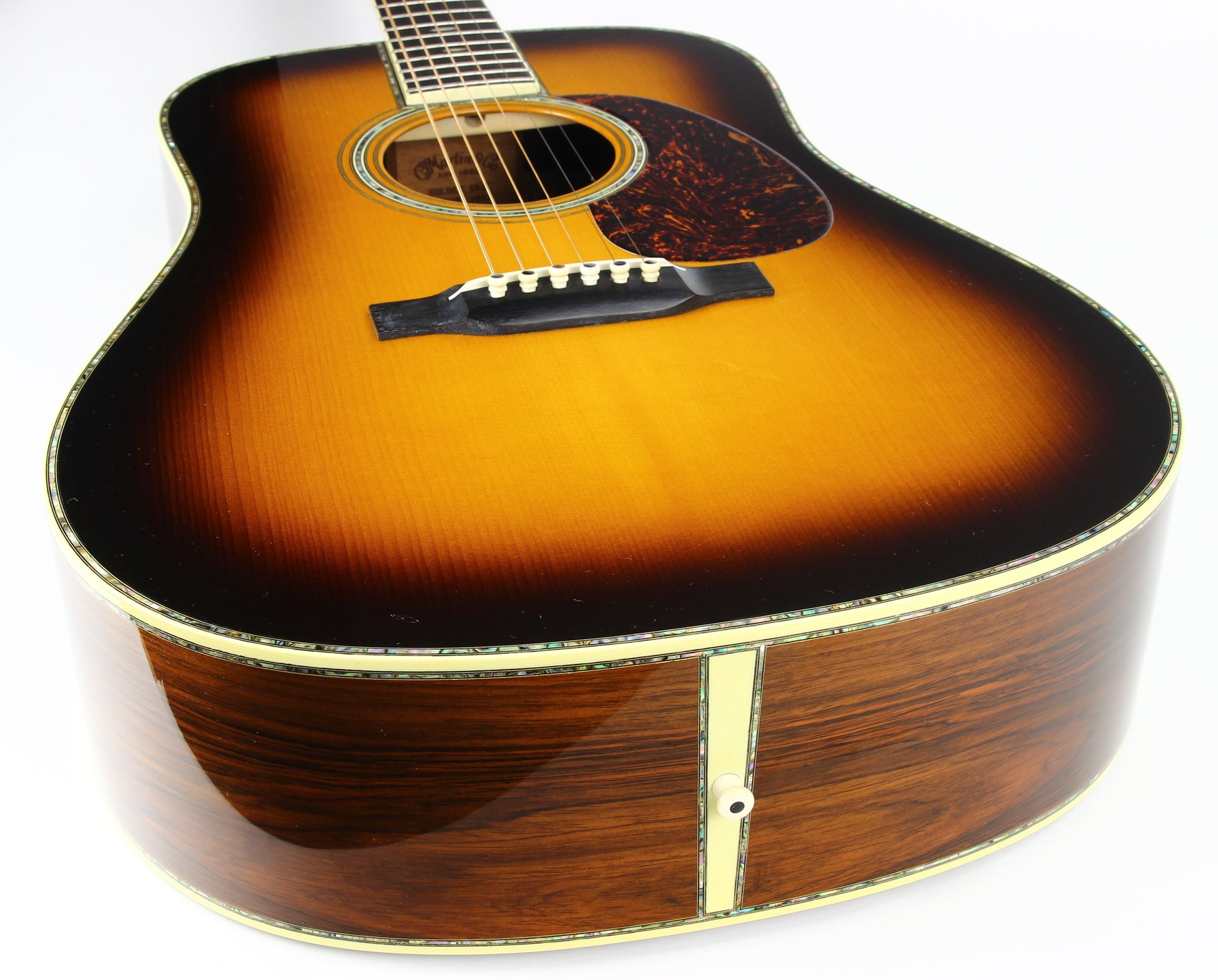 2001 Martin D-45 GE Golden Era Brazilian Rosewood - RARE Sunburst D-45GE Dreadnought, Adi Top d-28