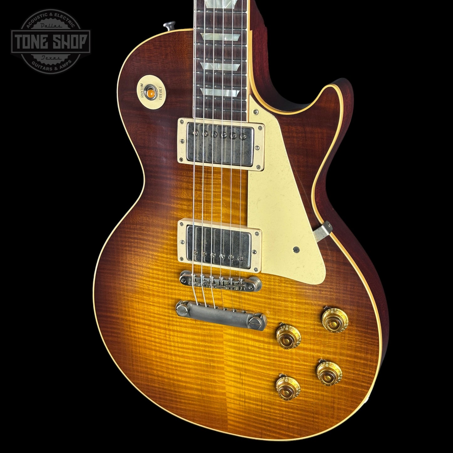 Gibson Custom Dealer Select 1959 Les Paul Standard Chambered Tejas Burst AAA Top Ultra Light Aged w/case 961008