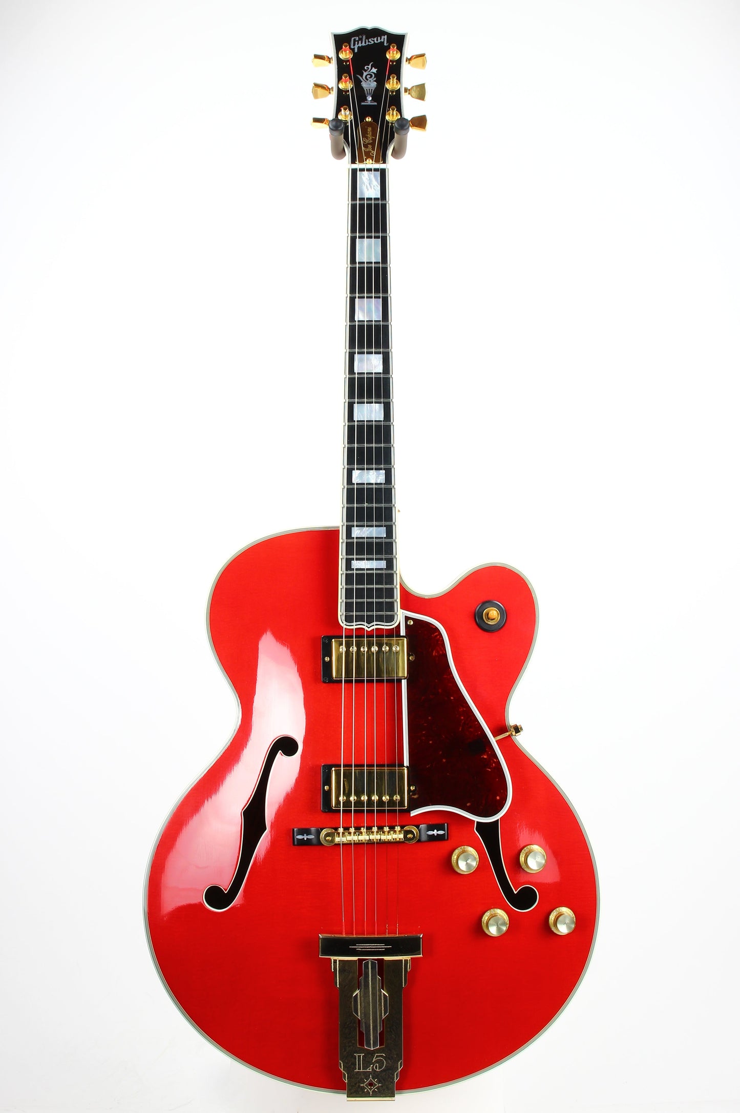 2004 Gibson Custom Shop L-5 CES Faded Cherry James Hutchins, Calton Case Archtop Jazz L5 Guitar
