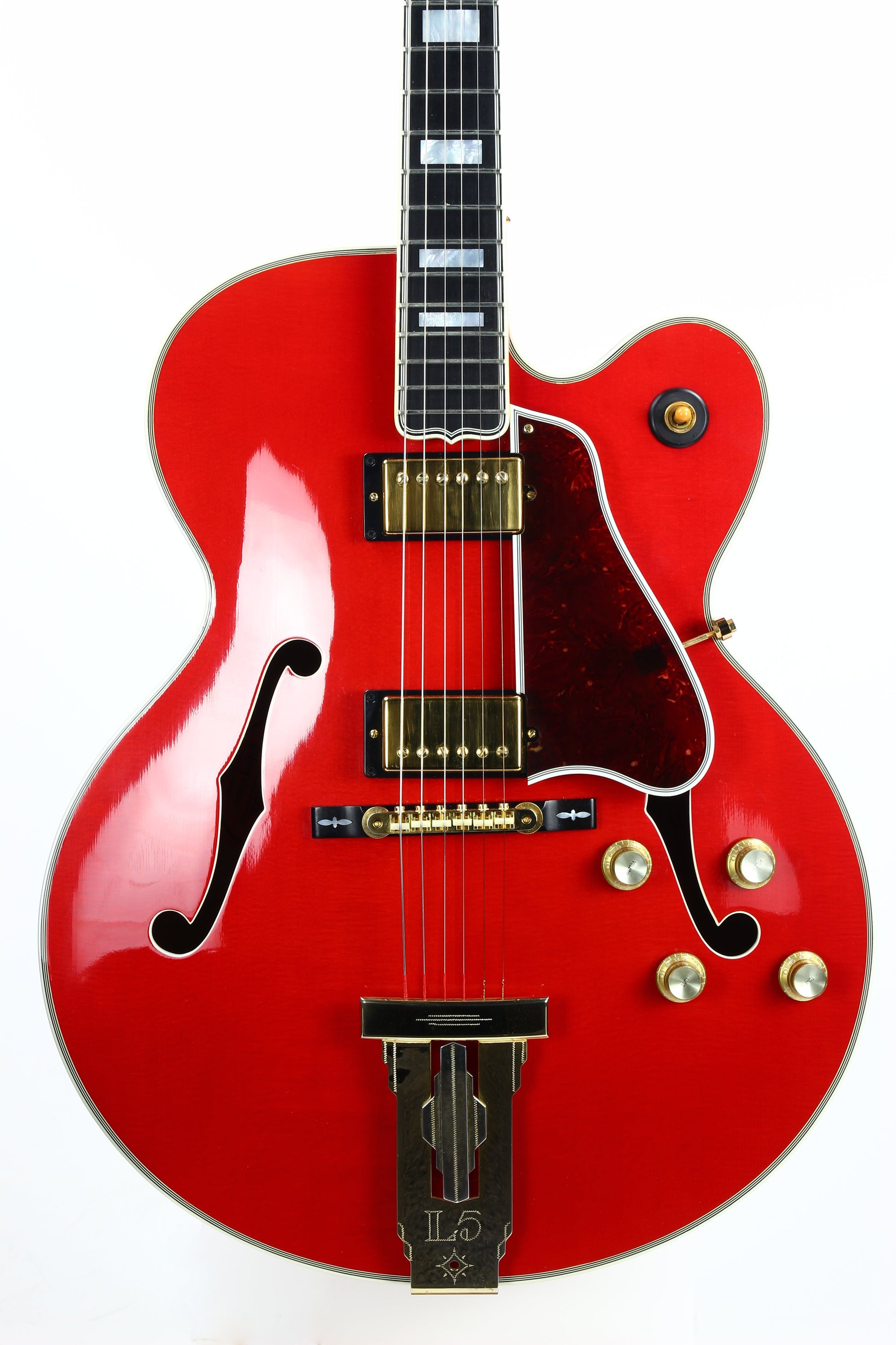 2004 Gibson Custom Shop L-5 CES Faded Cherry James Hutchins, Calton Case Archtop Jazz L5 Guitar