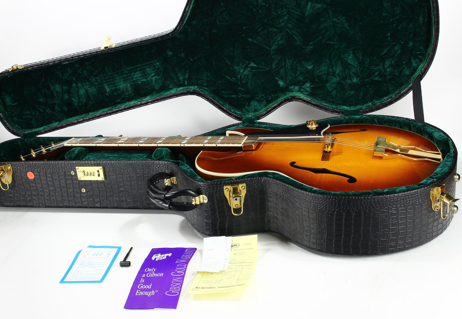 MINTY 2003 Gibson Herb Ellis ES-165 Signature Model Archtop - Floating BJB Pickup, Light Burst, es-175, l5, es-335