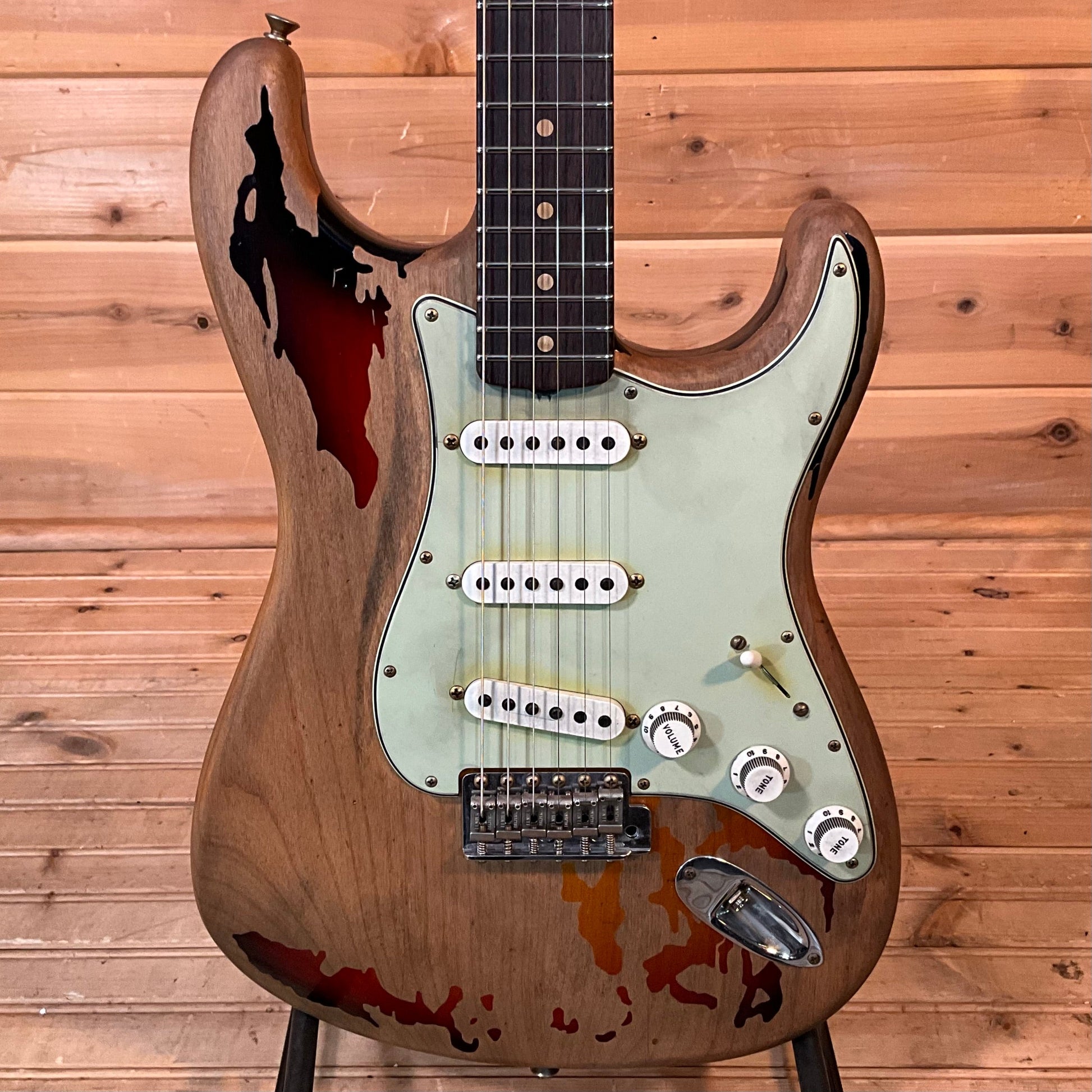 Fender Custom Shop Rory Gallagher Signature Relic Stratocaster Electric Guitar - 3 Color Sunburst