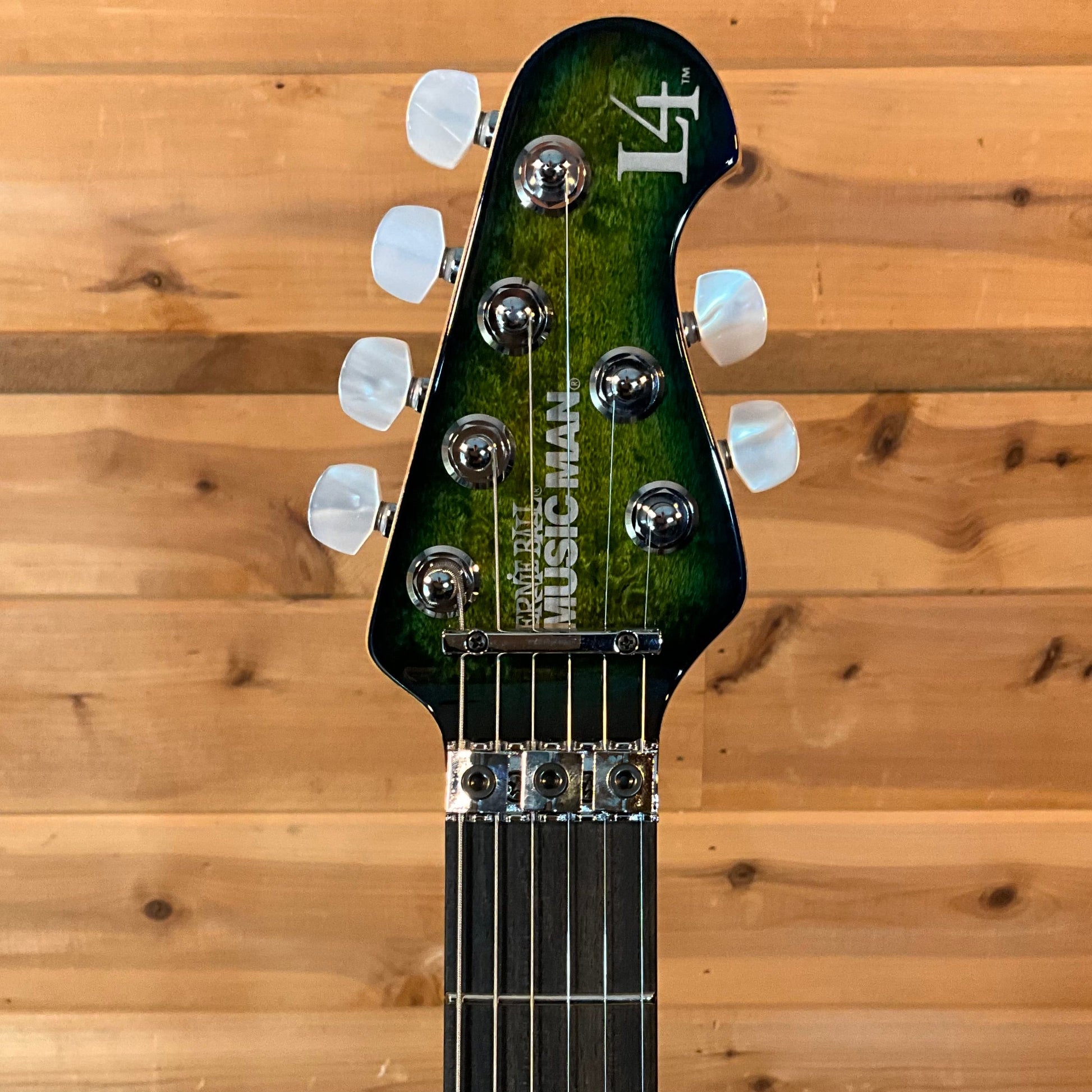 Ernie Ball Music Man BFR Luke 4 HSS Electric Guitar - Green Tide