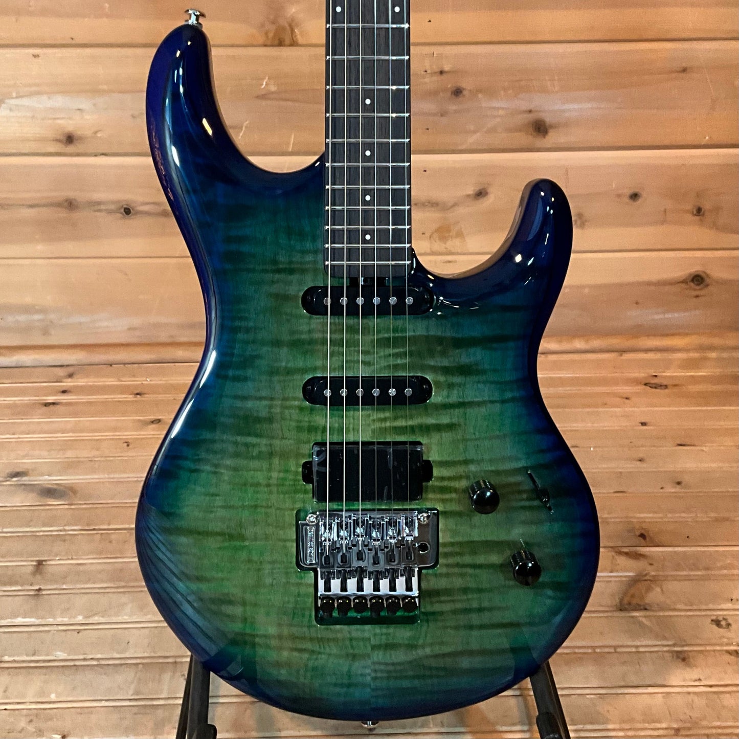 Ernie Ball Music Man BFR Luke 4 HSS Electric Guitar - Green Tide